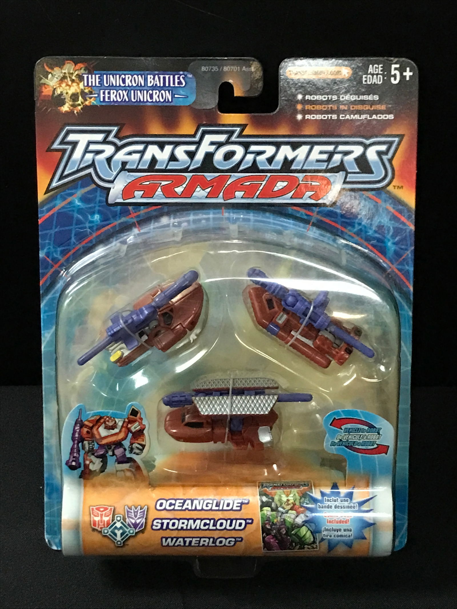 TRANSFORMERS ARMADA OCEANGLIDE ACTION FIGURE IN ORIGINAL PACKAGING (1 of 1)