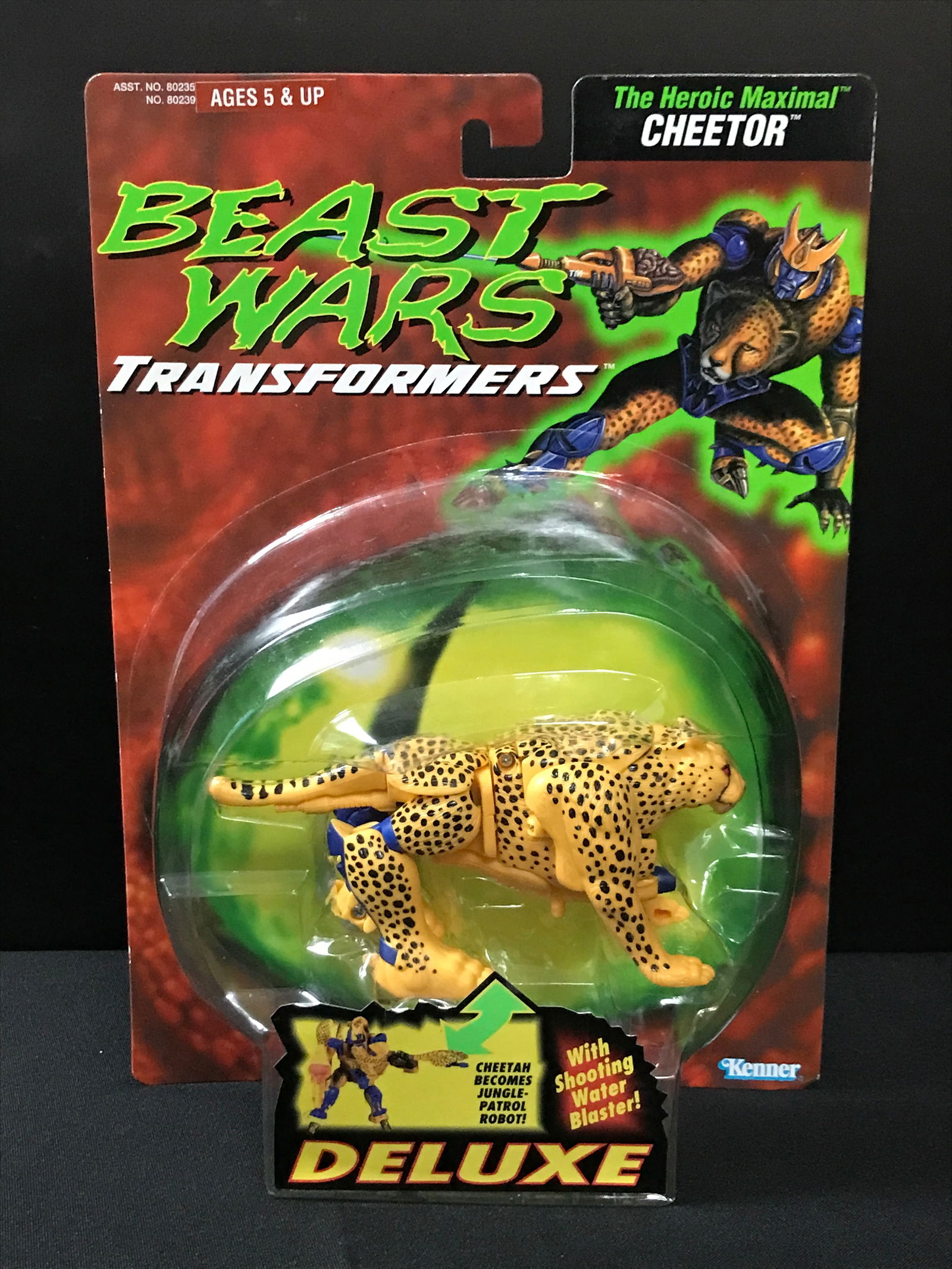 TRANSFORMERS BEAST WARS CHEETOR ACTION FIGURE IN ORIGINAL PACKAGING (1 of 1)