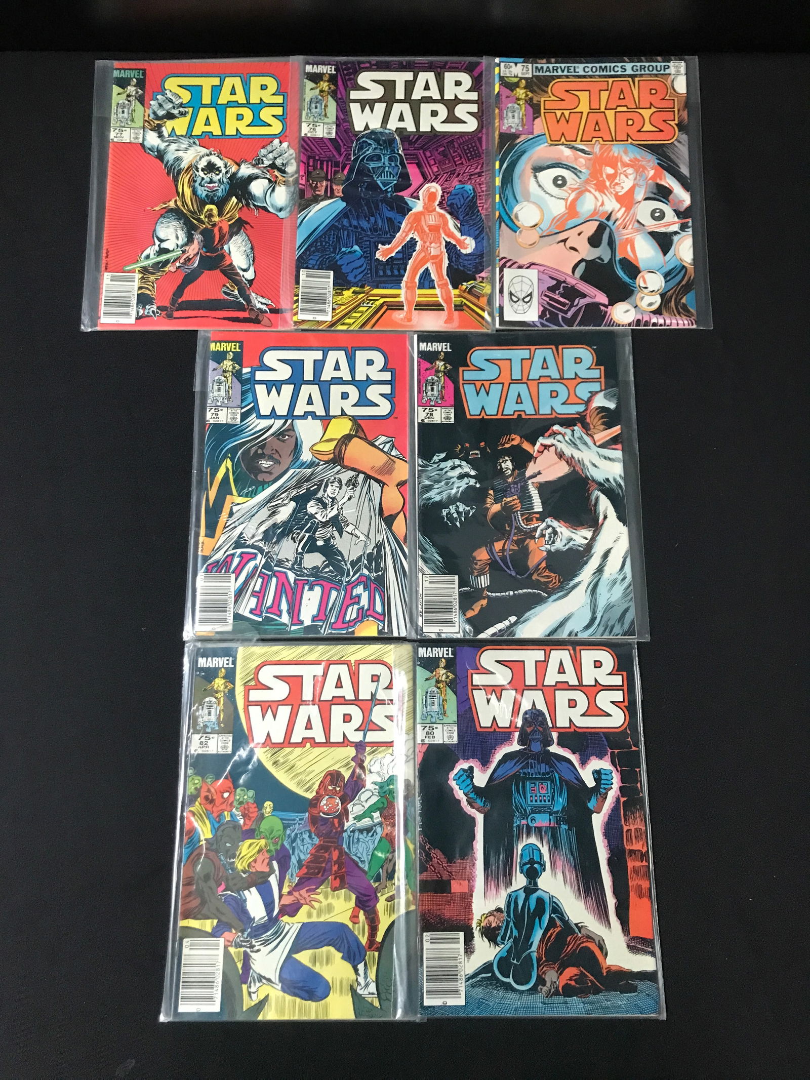 LOT OF 7 STAR WARS COMICS - MARVEL COMICS (1 of 1)