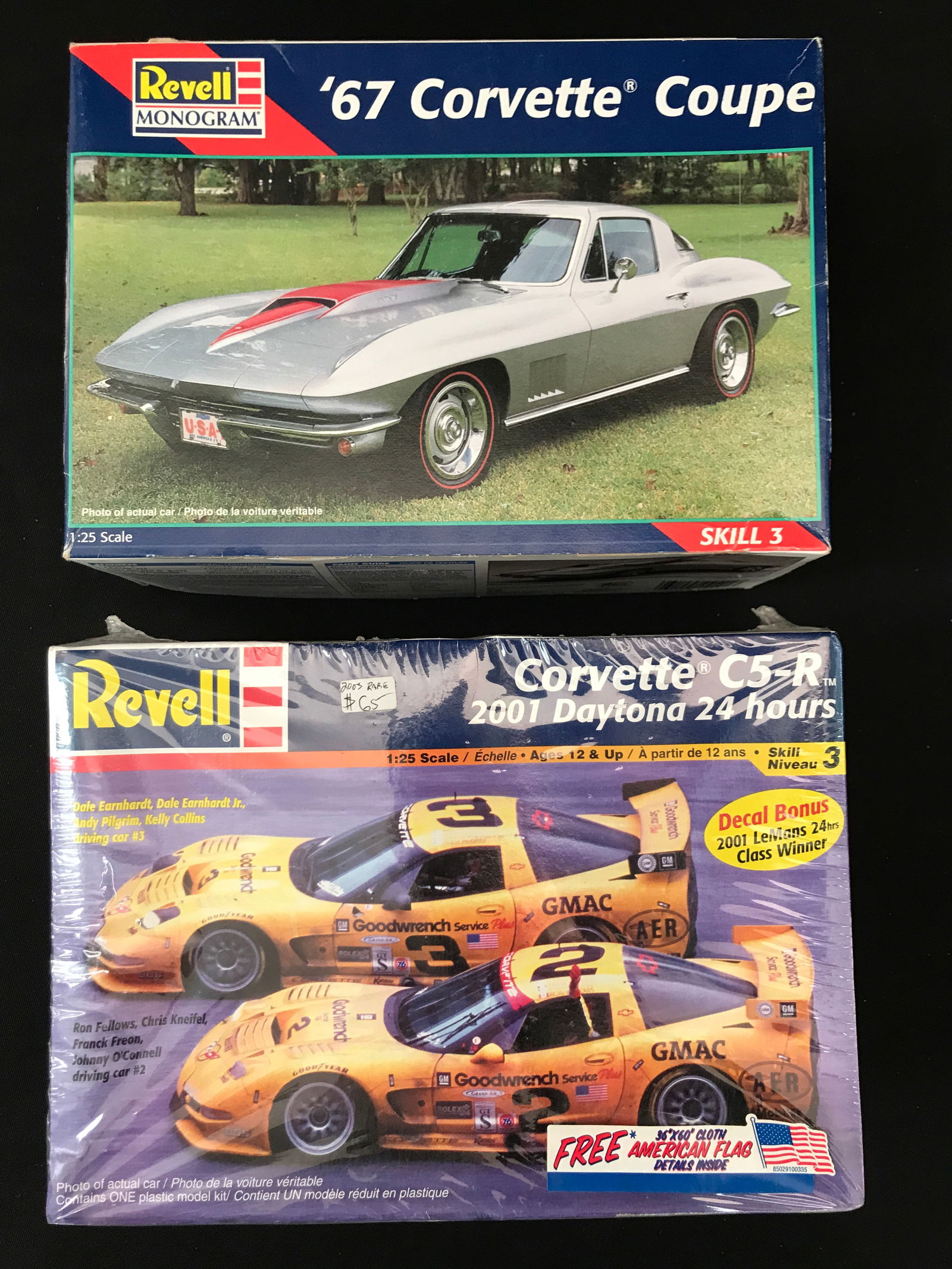 LOT OF 2 HOBBY CAR MODEL KITS IN ORIGINAL PACKAGING (1 of 1)