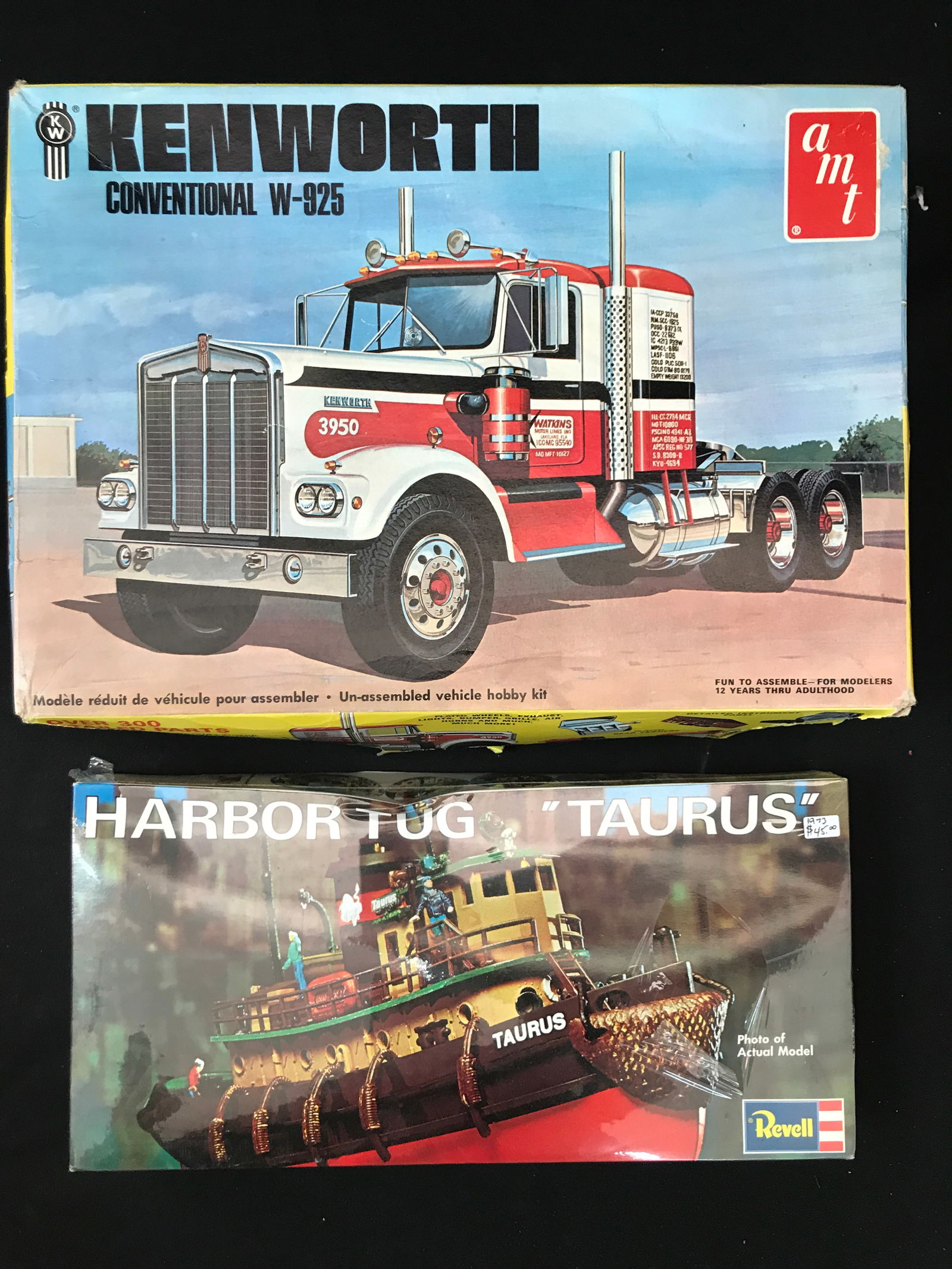 LOT OF 2 HOBBY MODEL KITS IN ORIGINAL PACKAGING: Prices are in Canadian dollars