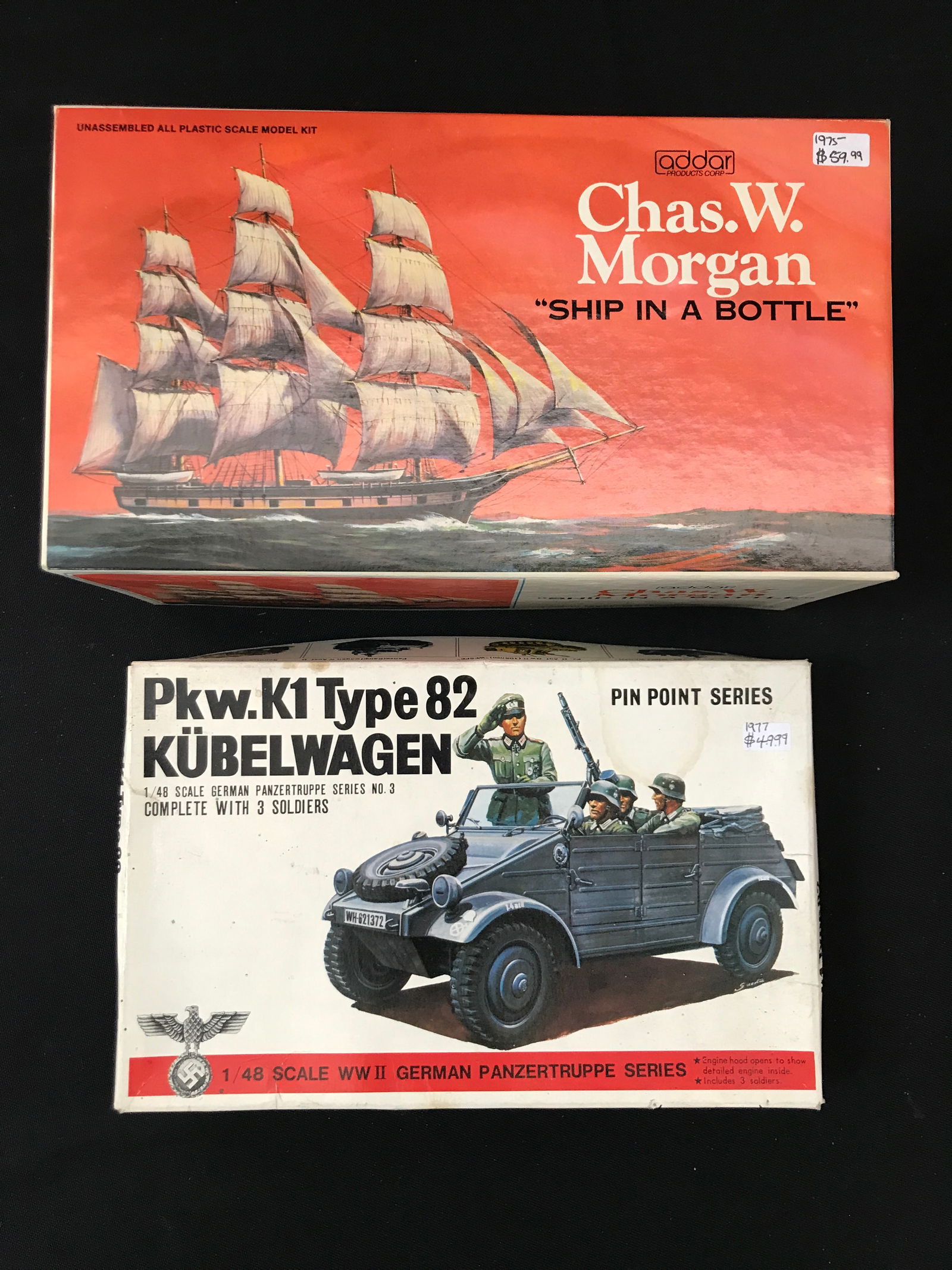LOT OF 2 HOBBY MODEL KITS IN ORIGINAL PACKAGING: Prices are in Canadian dollars