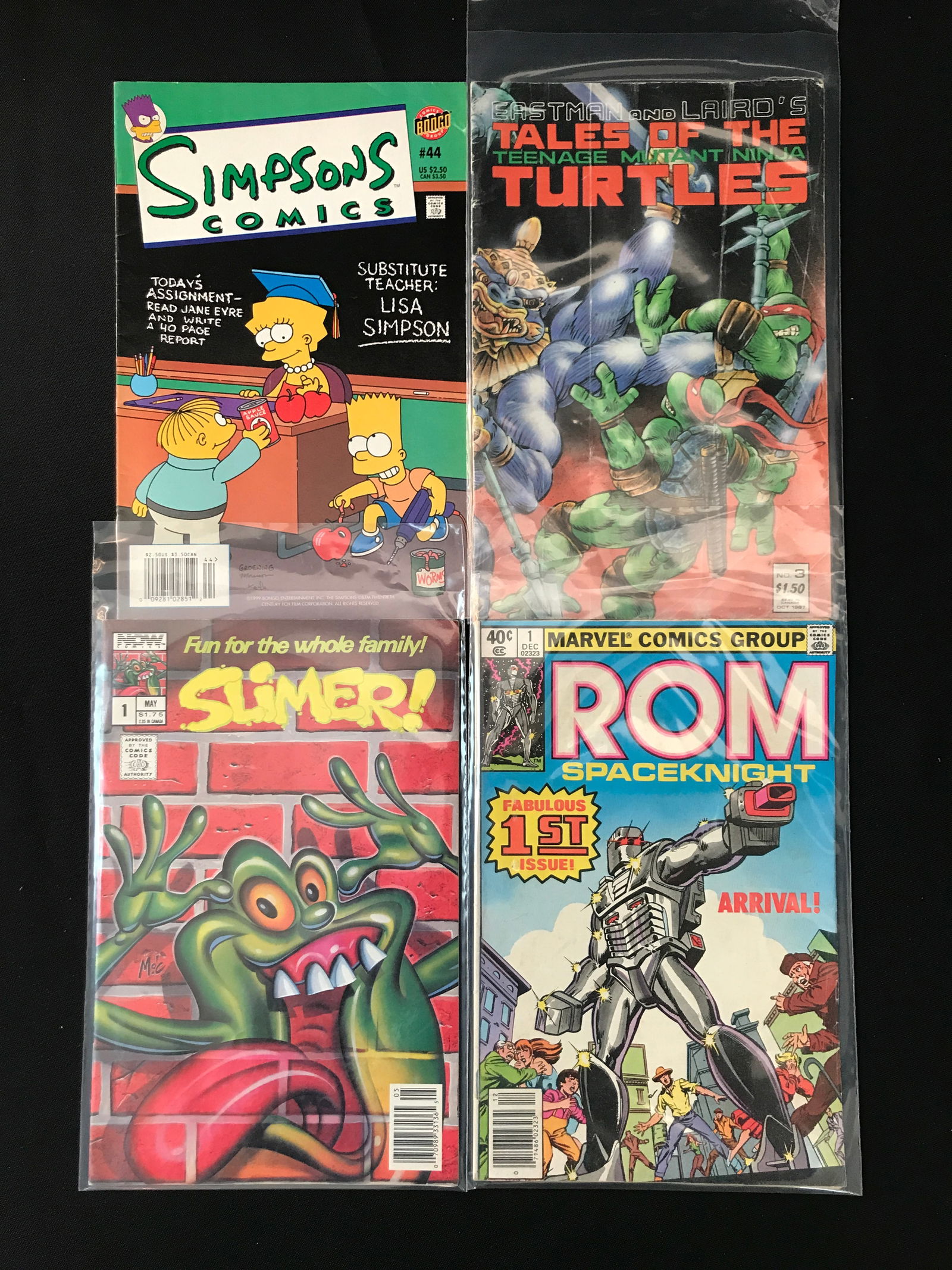 LOT OF 4 INDEPENDENT COMICS - VARIOUS TITLES: Prices are in Canadian dollars