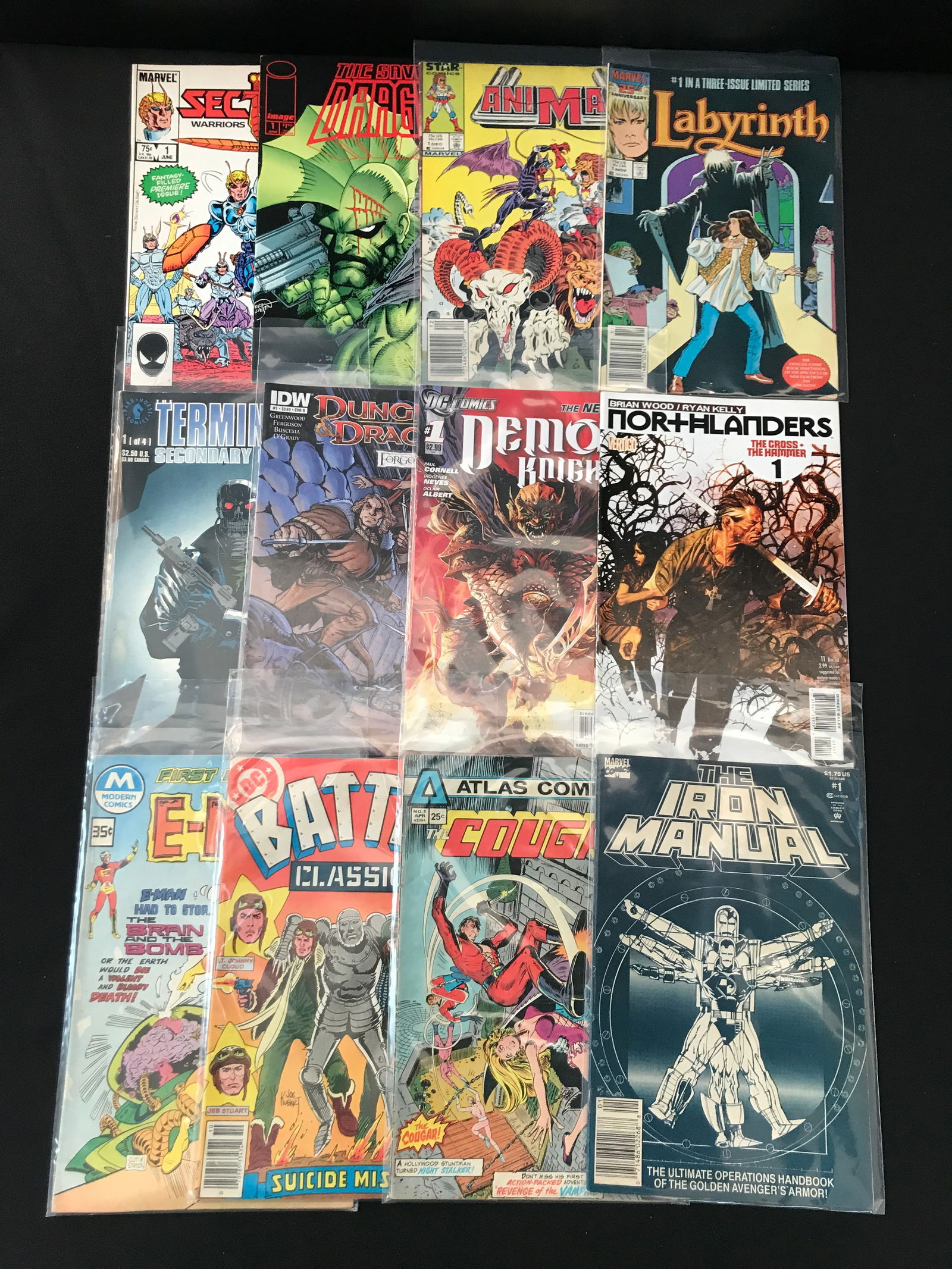 LOT OF 12 INDEPENDENT COMICS - VARIOUS TITLES: Prices are in Canadian dollars
