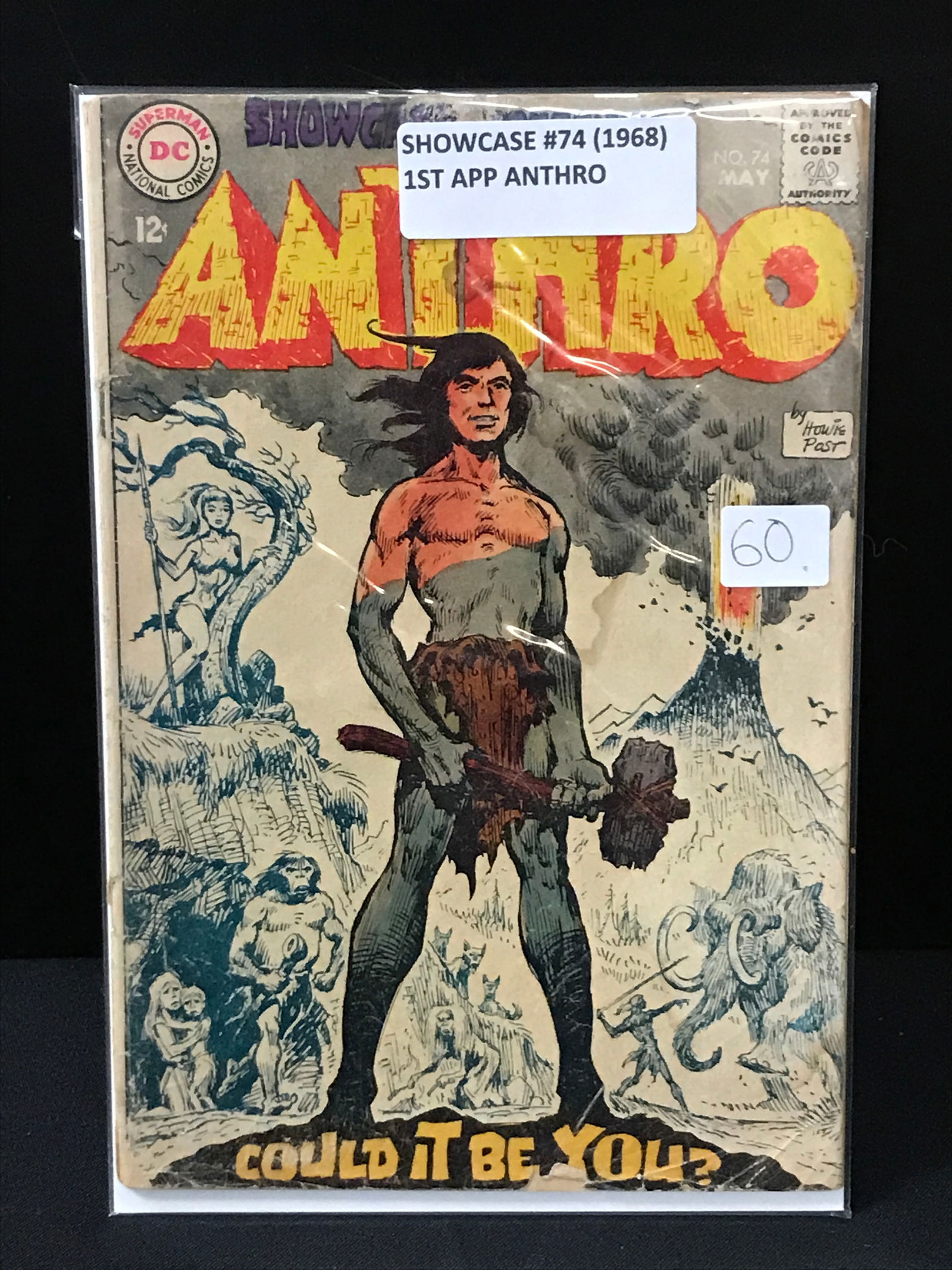 SHOWCASE #74 (1968) 1ST APPEARANCE OF ANTHRO - DC COMICS (1 of 1)