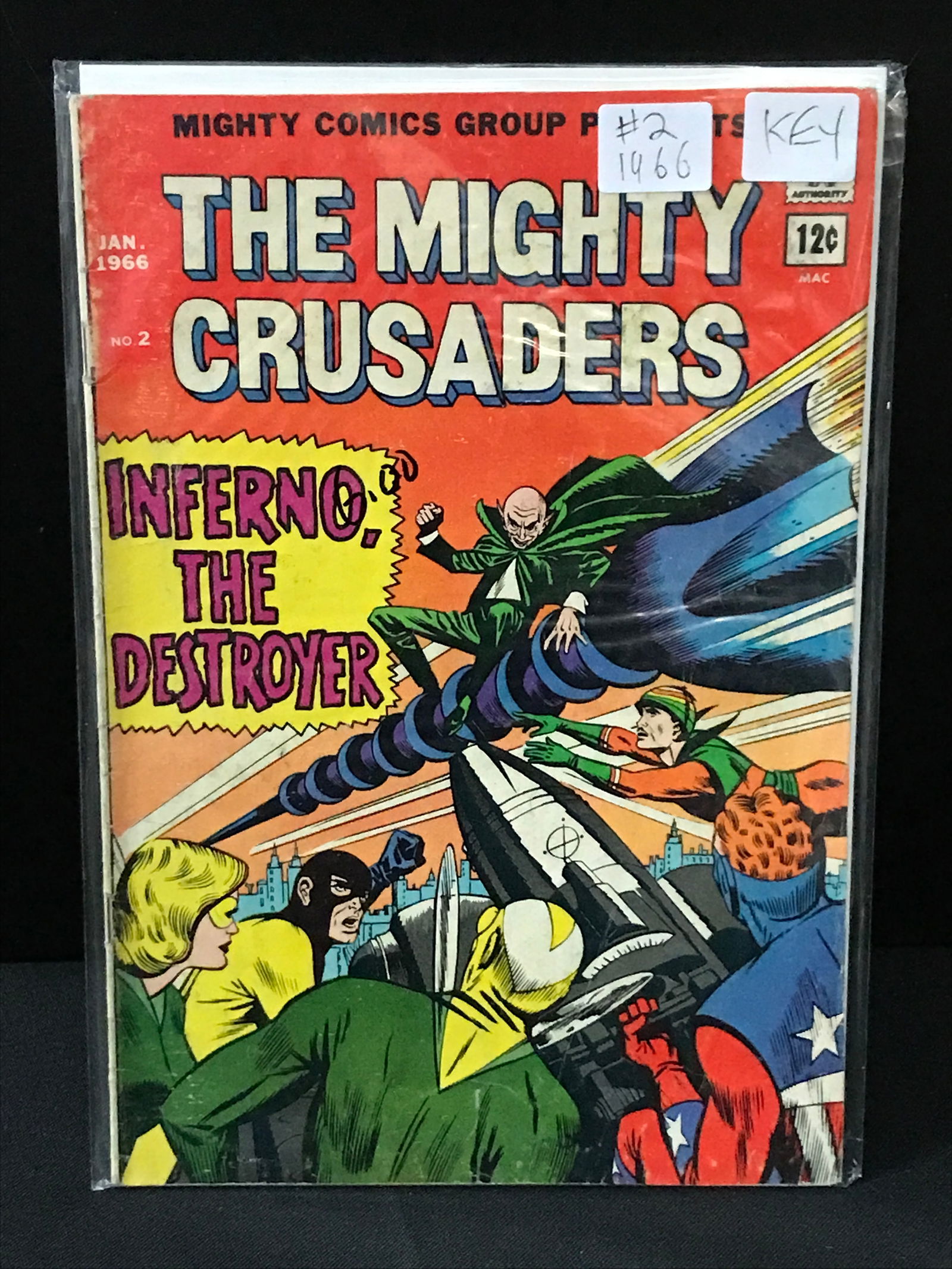 THE MIGHTY CRUSADERS #2 (1966) - MIGHTY COMICS GROUP (1 of 1)