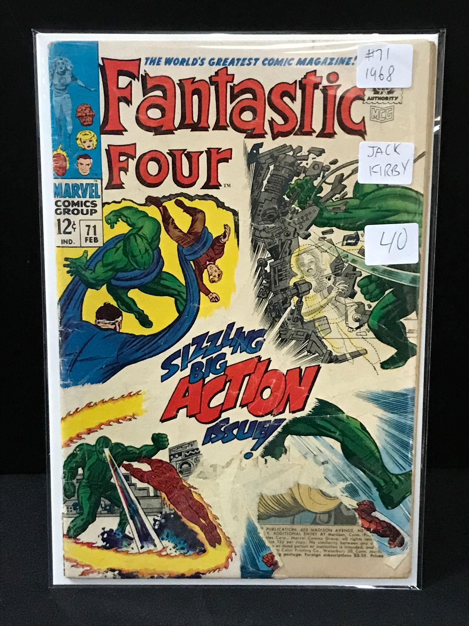 FANTASTIC FOUR #71 (1968) - MARVEL COMICS (1 of 1)