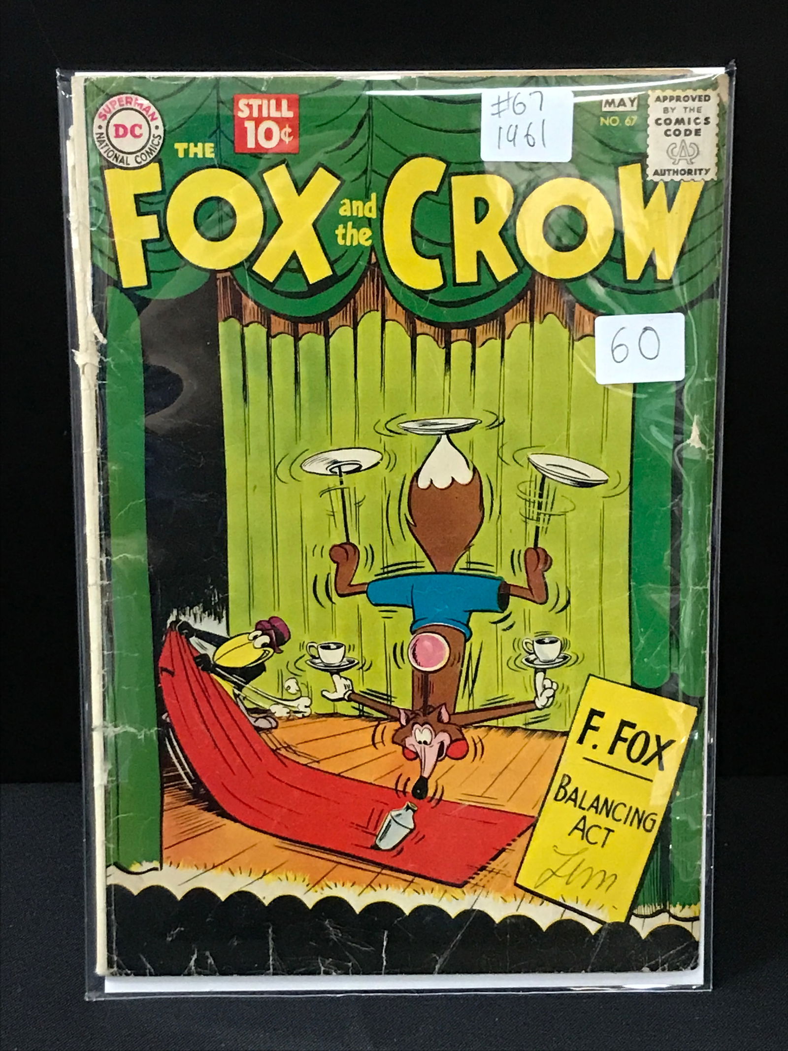 THE FOX AND THE CROW #67 (1961) - DC COMICS (1 of 1)