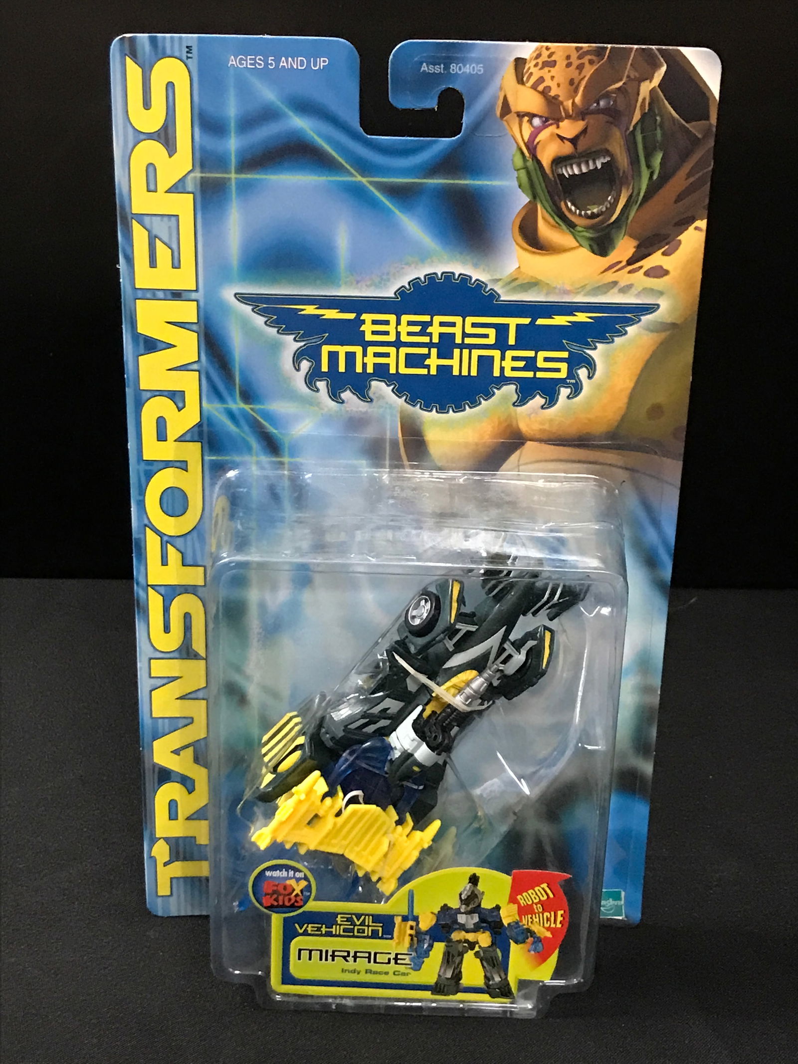 TRANFORMERS BEAST MACHINES MIRAGE IN ORIGINAL PACKAGING (1 of 1)