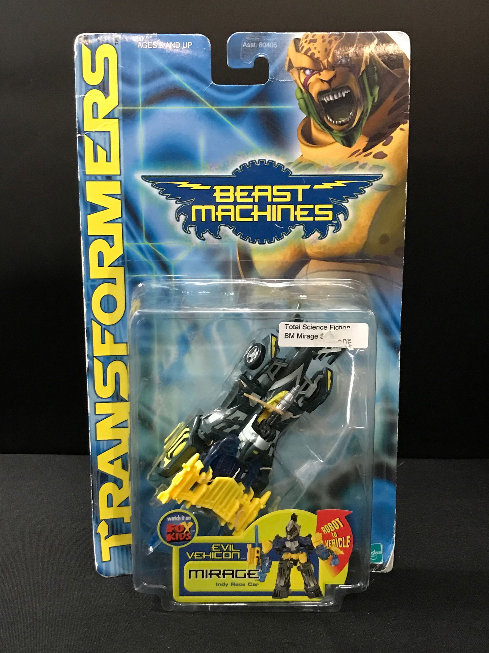 TRANFORMERS BEAST MACHINES MIRAGE IN ORIGINAL PACKAGING (1 of 1)