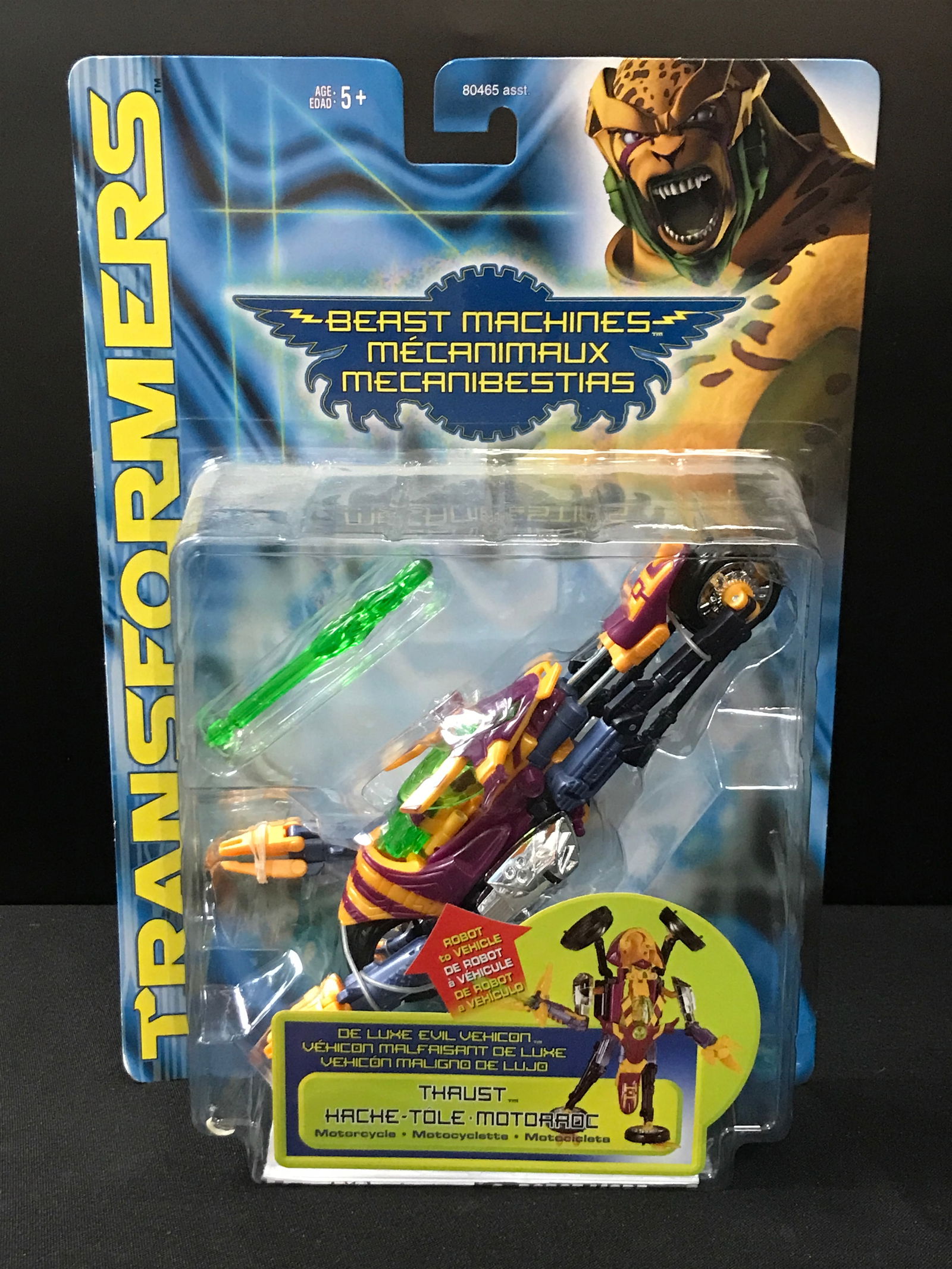 TRANFORMERS BEAST MACHINES THRUST IN ORIGINAL PACKAGING (1 of 1)