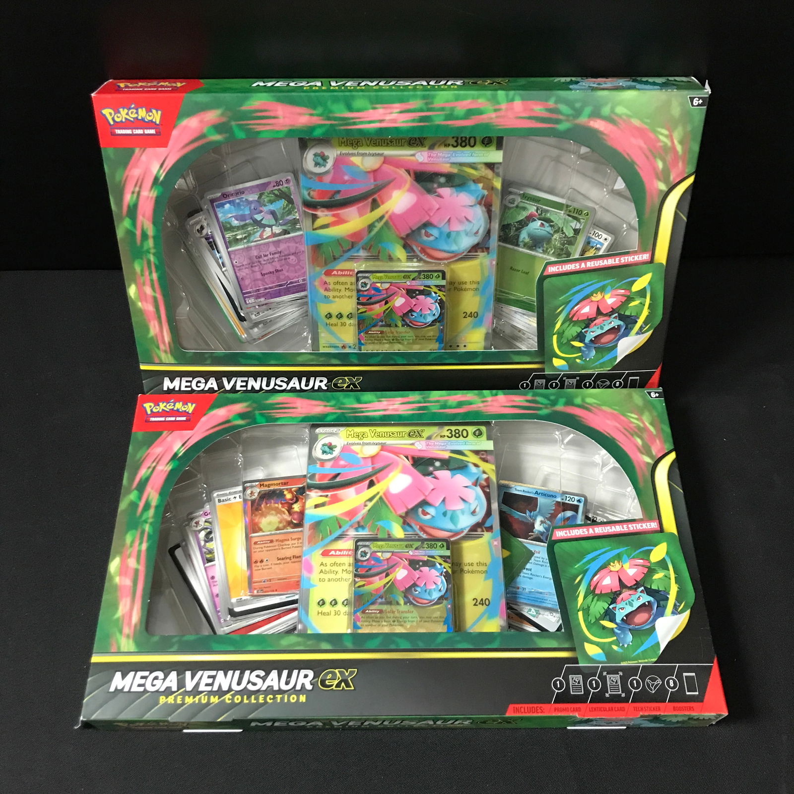 LOT OF 2 POKEMON TCG MEGA VENUSAUR EX TRADING CARD BOXES (1 of 1)