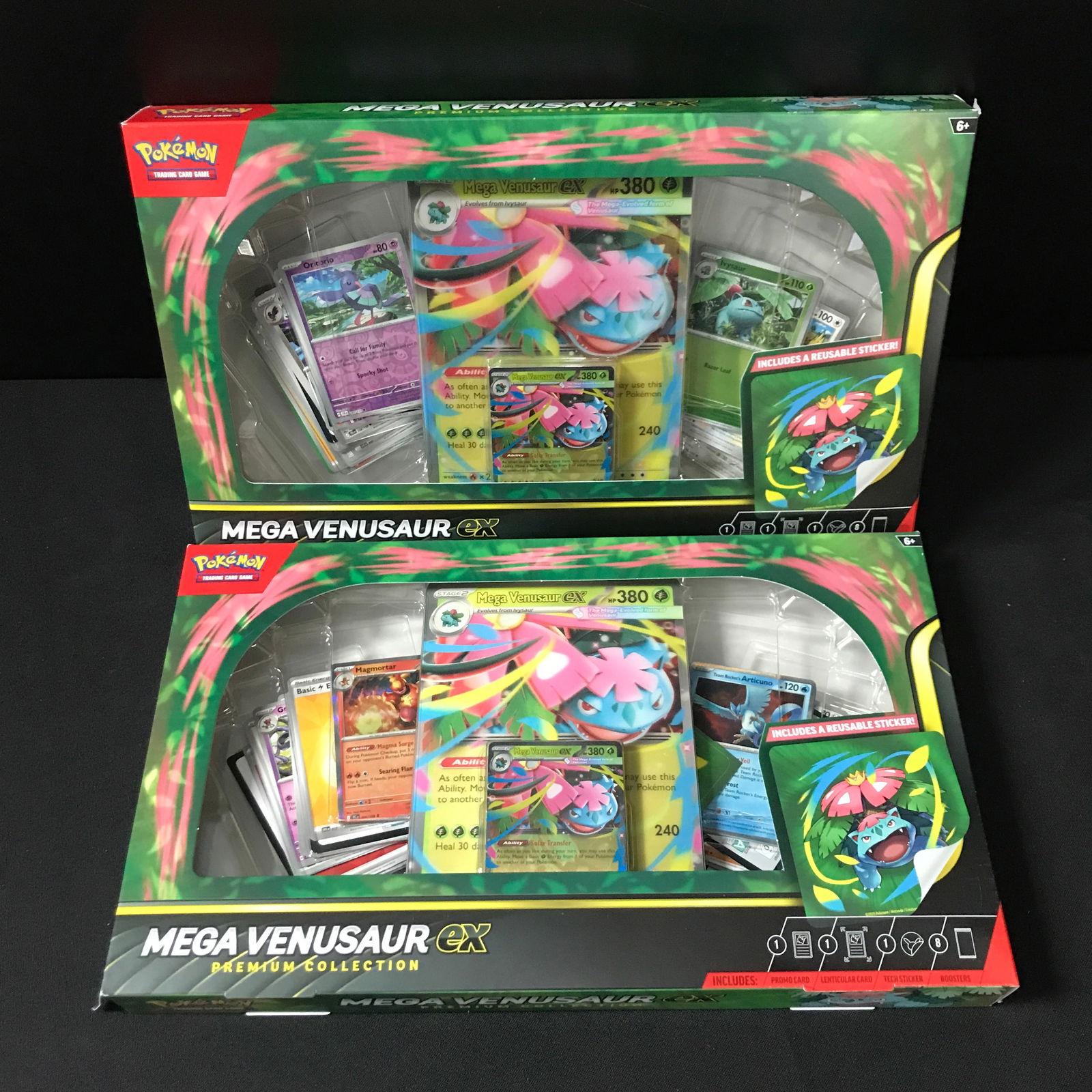 LOT OF 2 POKEMON TCG MEGA VENUSAUR EX TRADING CARD BOXES (1 of 1)