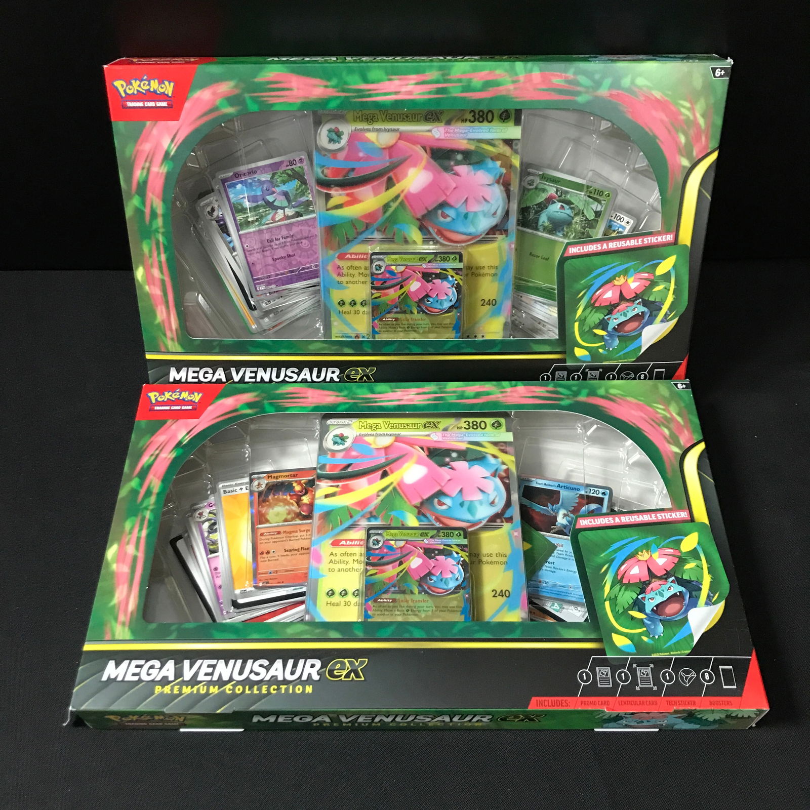 LOT OF 2 POKEMON TCG MEGA VENUSAUR EX TRADING CARD BOXES (1 of 1)