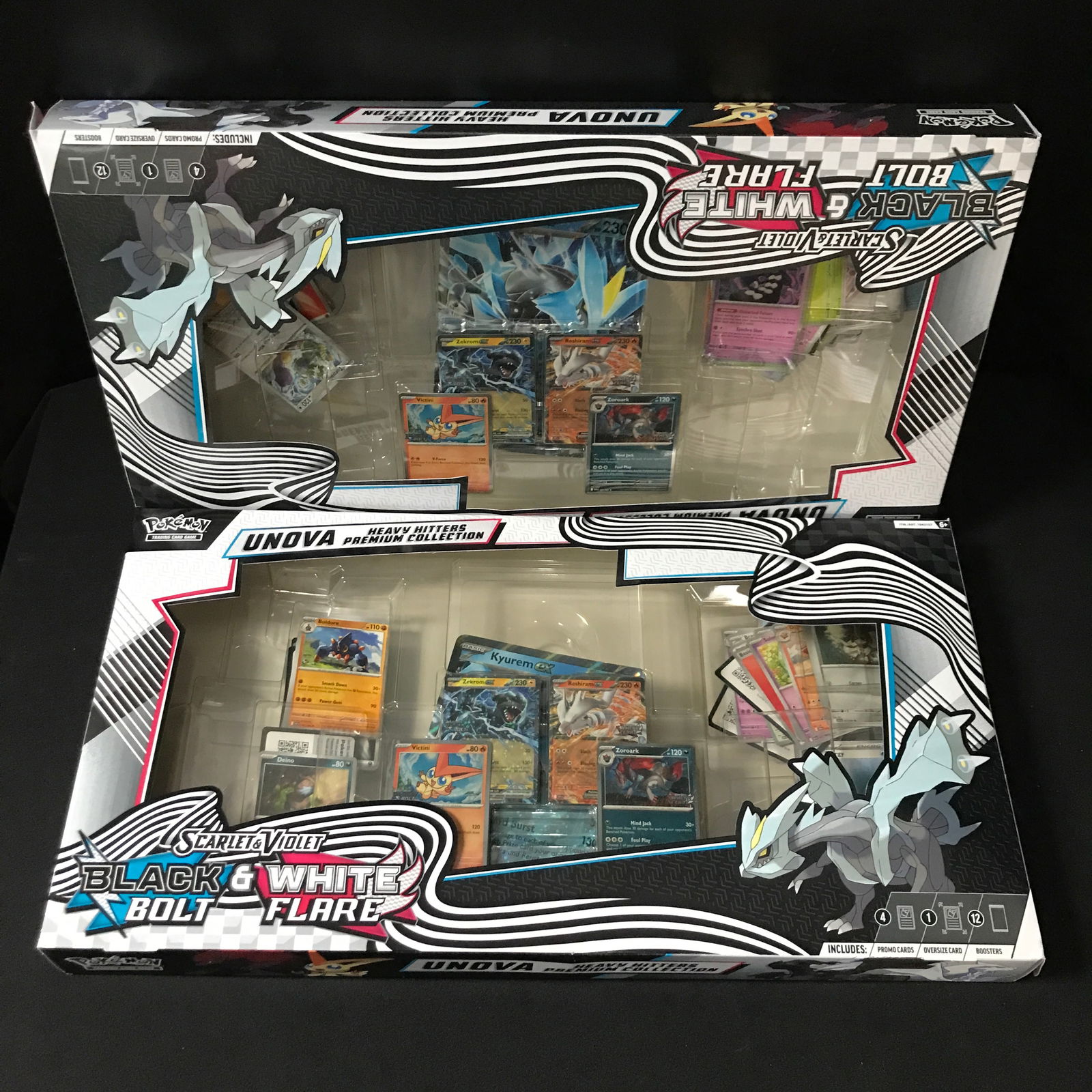 LOT OF 2 POKEMON TCG BLACK BOLT & WHITE FLAIR TRADING CARD BOXES: Prices are in Canadian dollars