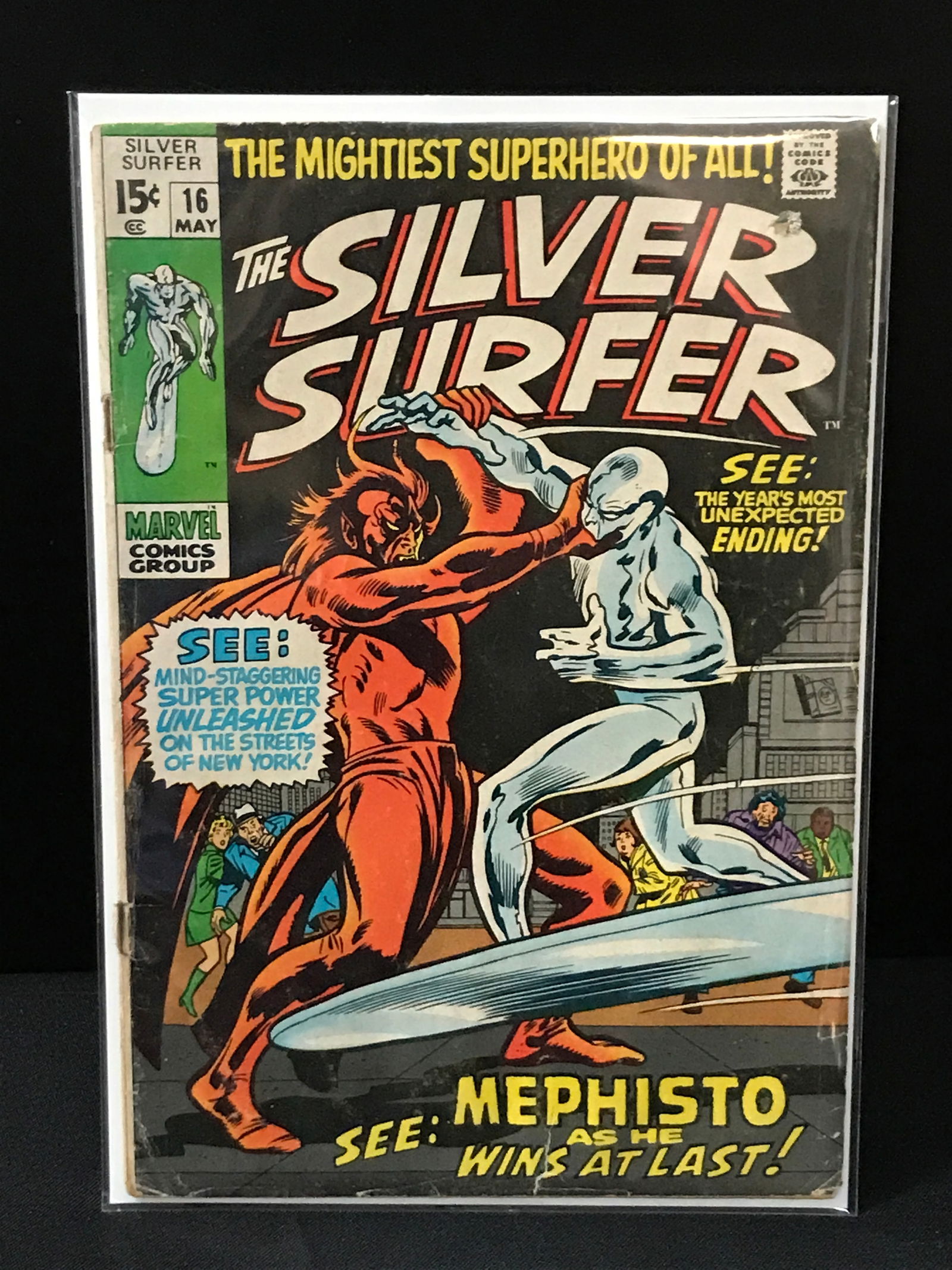 THE SILVER SURFER #16 - MARVEL COMICS (1 of 1)
