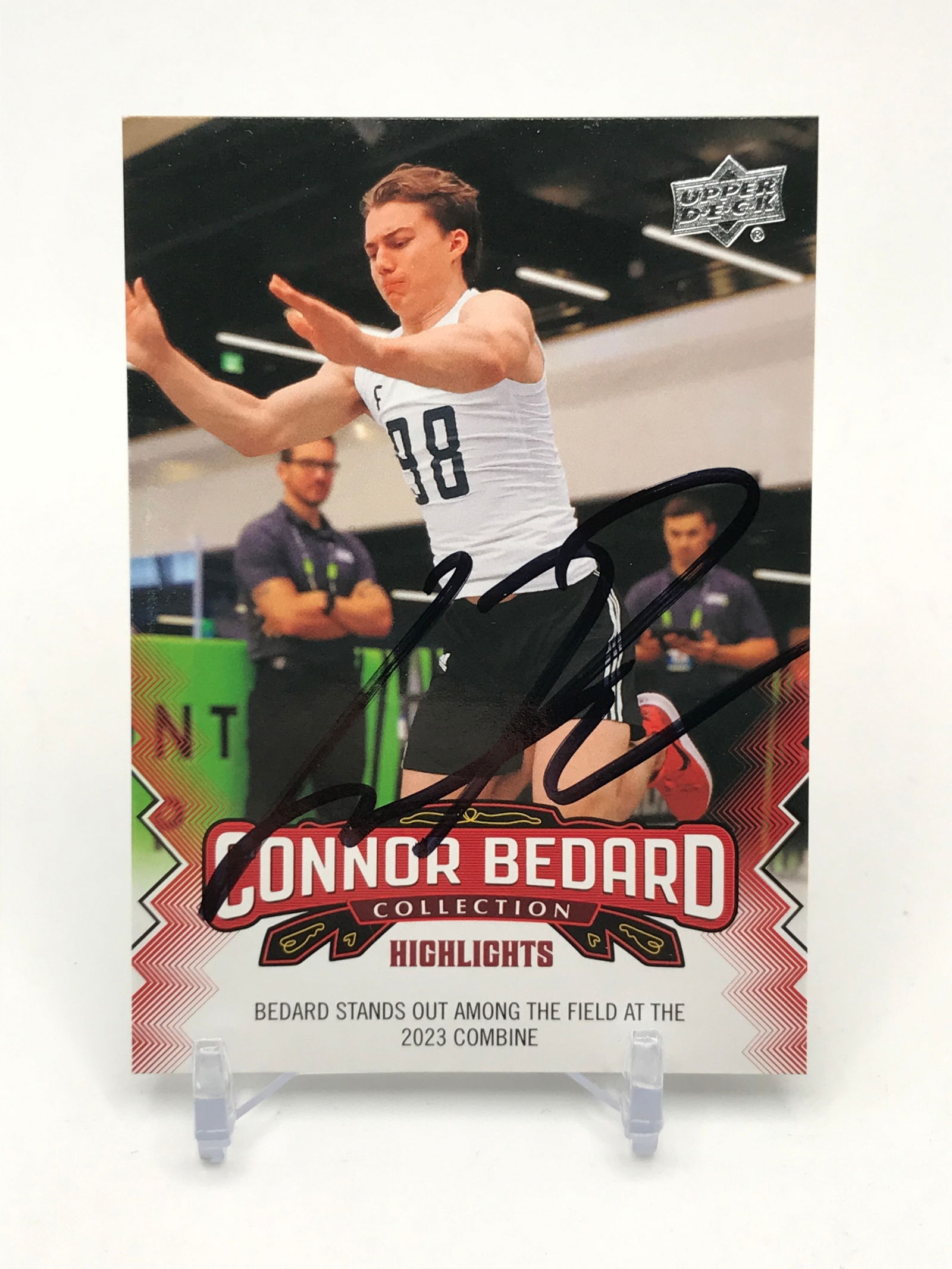 CONNOR BEDARD SIGNED HOCKEY TRADING CARD (1 of 2)