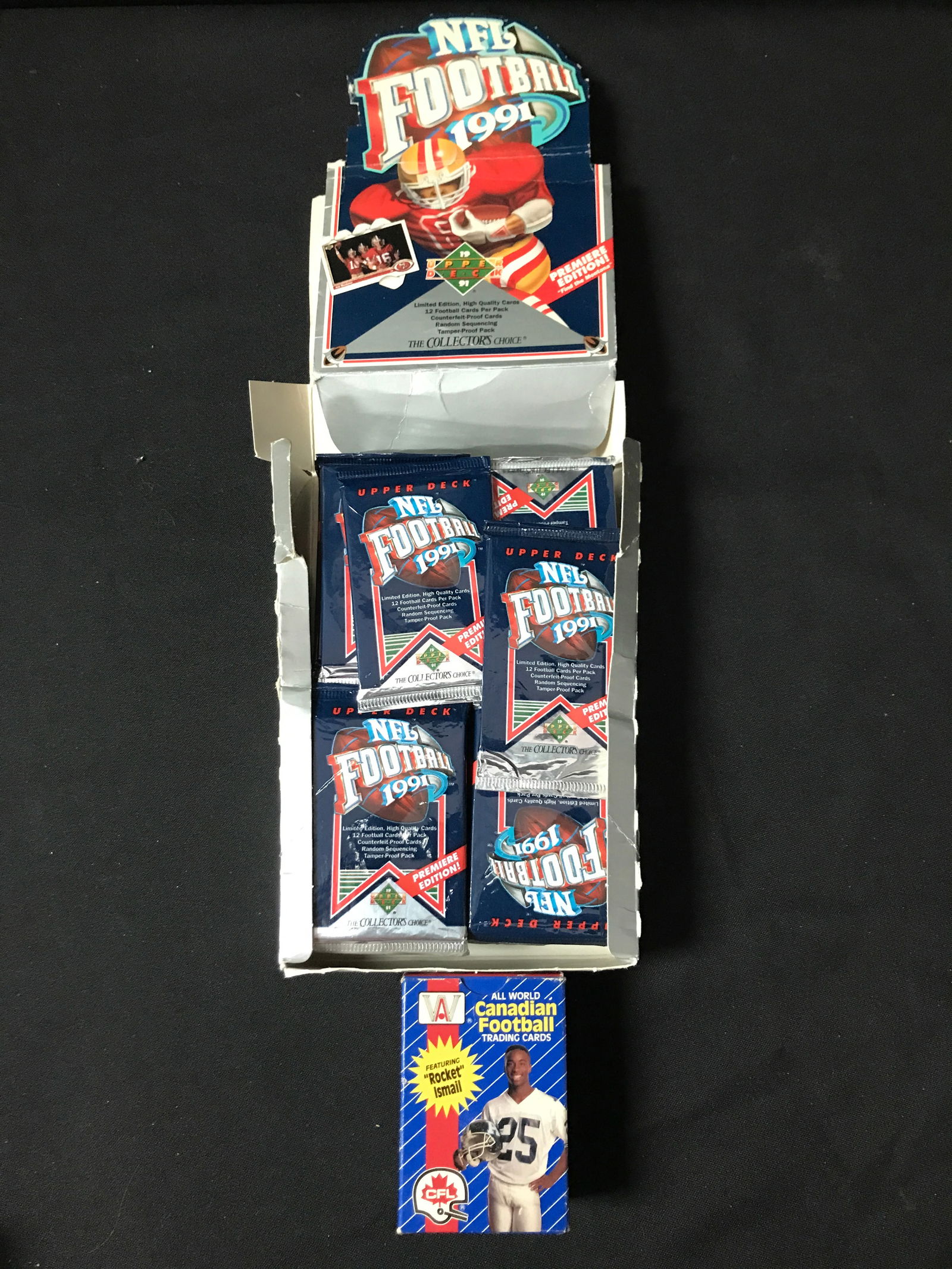 UPPER DECK 1991 NFL FOOTBALL COMPLETE BOX (OPEN BRETT FAVRE ROOKIE YEAR (1 of 1)