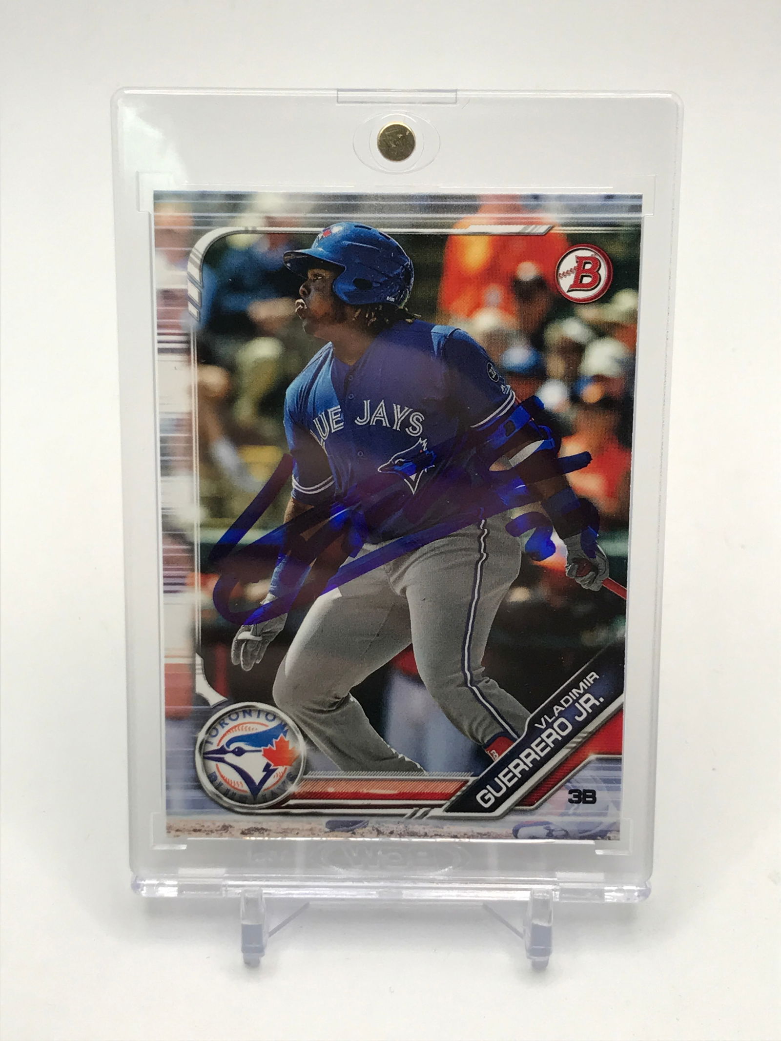 VLADIMIR GUERRERO JR SIGNED ROOKIE CARD (1 of 2)