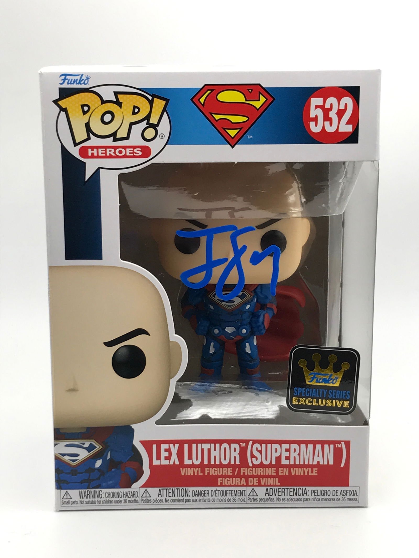 JESSIE EISENBERH SIGNED LEX LUTHOR FUNKO POP - KB COA: Prices are in Canadian dollars