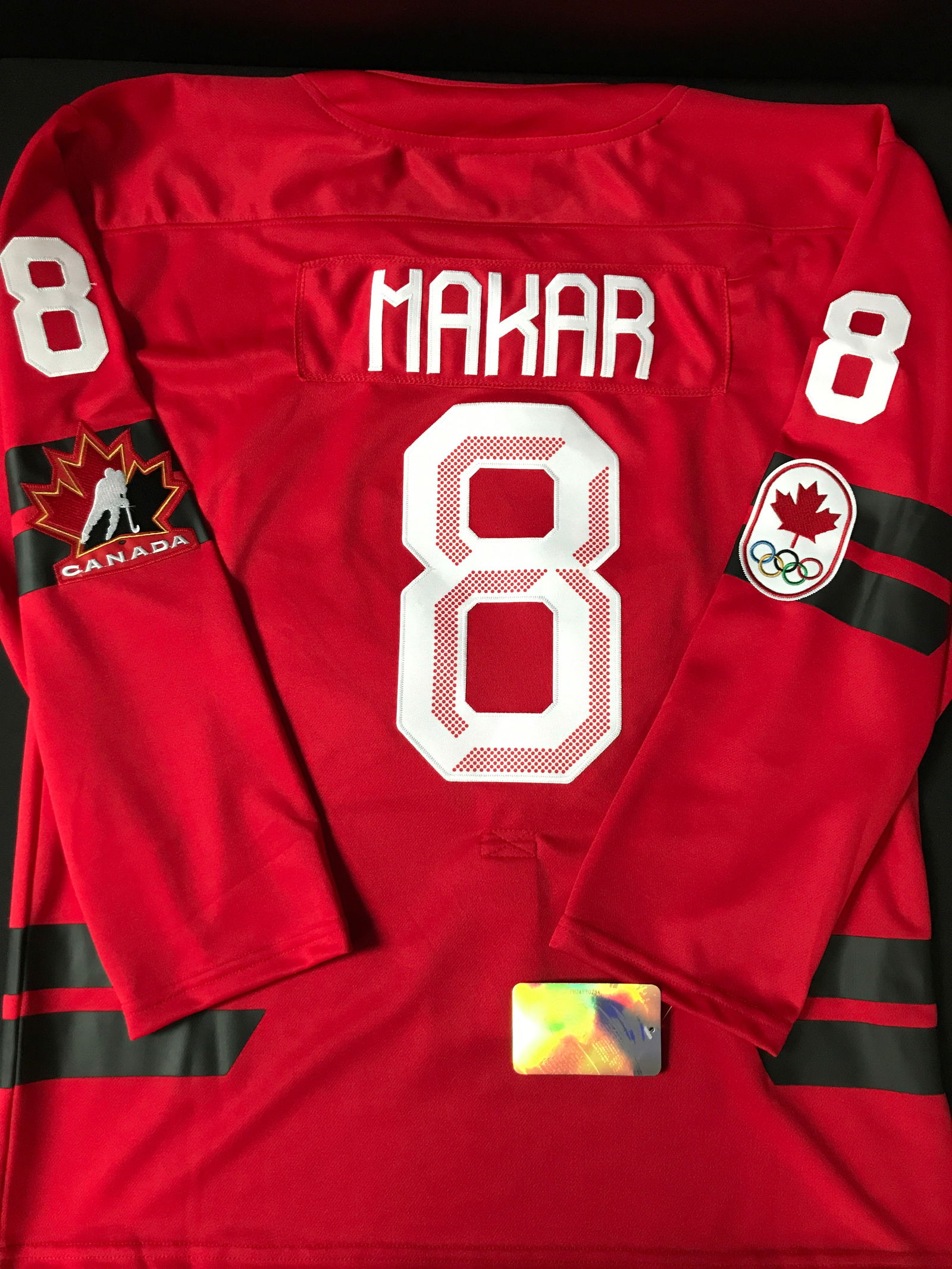 CALE MAKAR 2026 TEAM CANADA HOCKEY JERSEY: Prices are in Canadian dollars