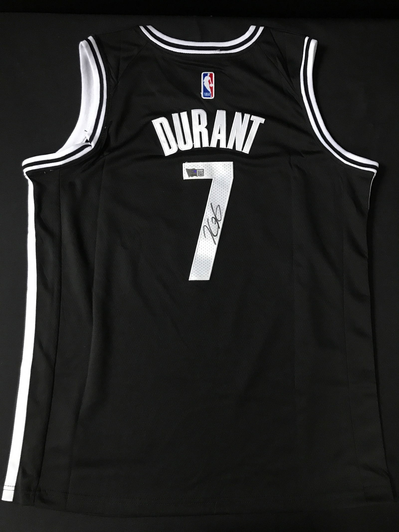 KEVIN DURANT SIGNED BROOKLYN NETS BASKETBALL JERSEY - ACE COA (1 of 2)