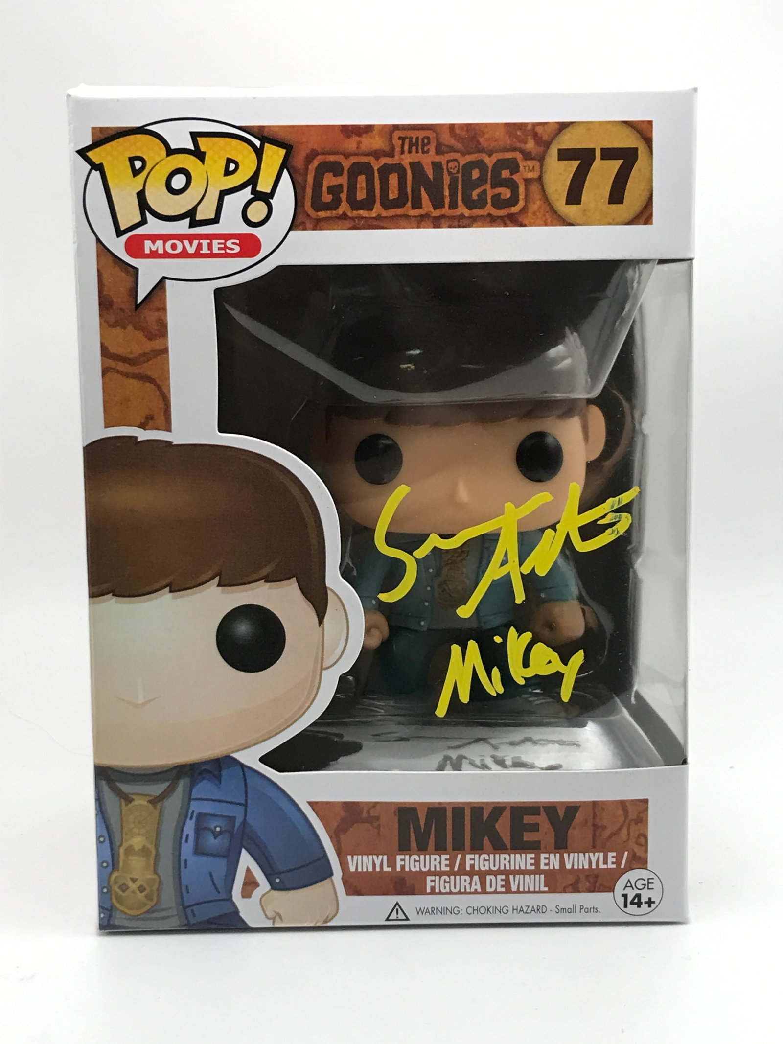 SEAN ASTIN SIGNED GOONIES FUNKO POP - WWOC COA: Prices are in Canadian dollars
