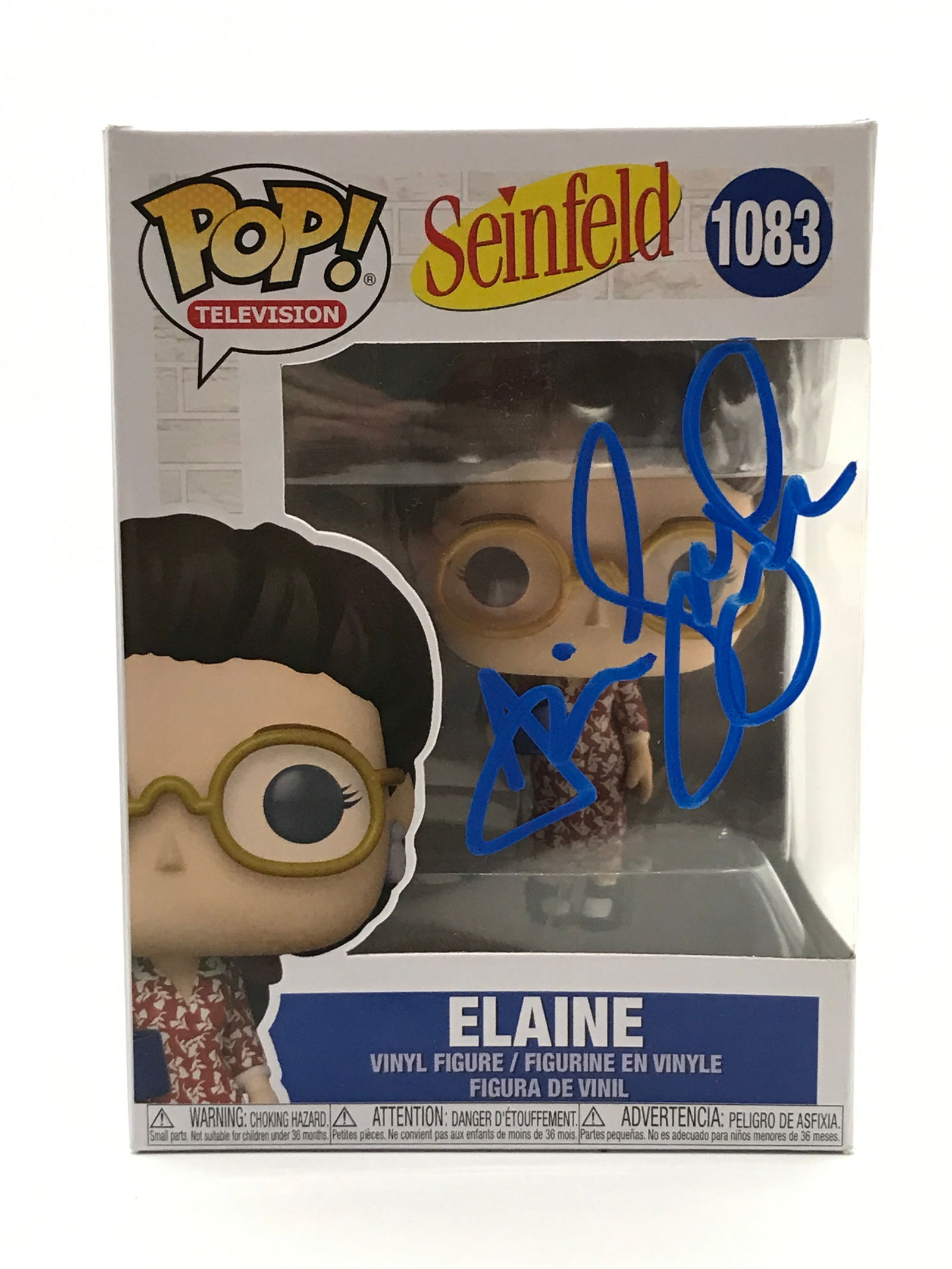 JULIA LOUIS DREYFUS SIGNED ELAINE SEINFELD FUNKO POP. - KB COA (1 of 2)