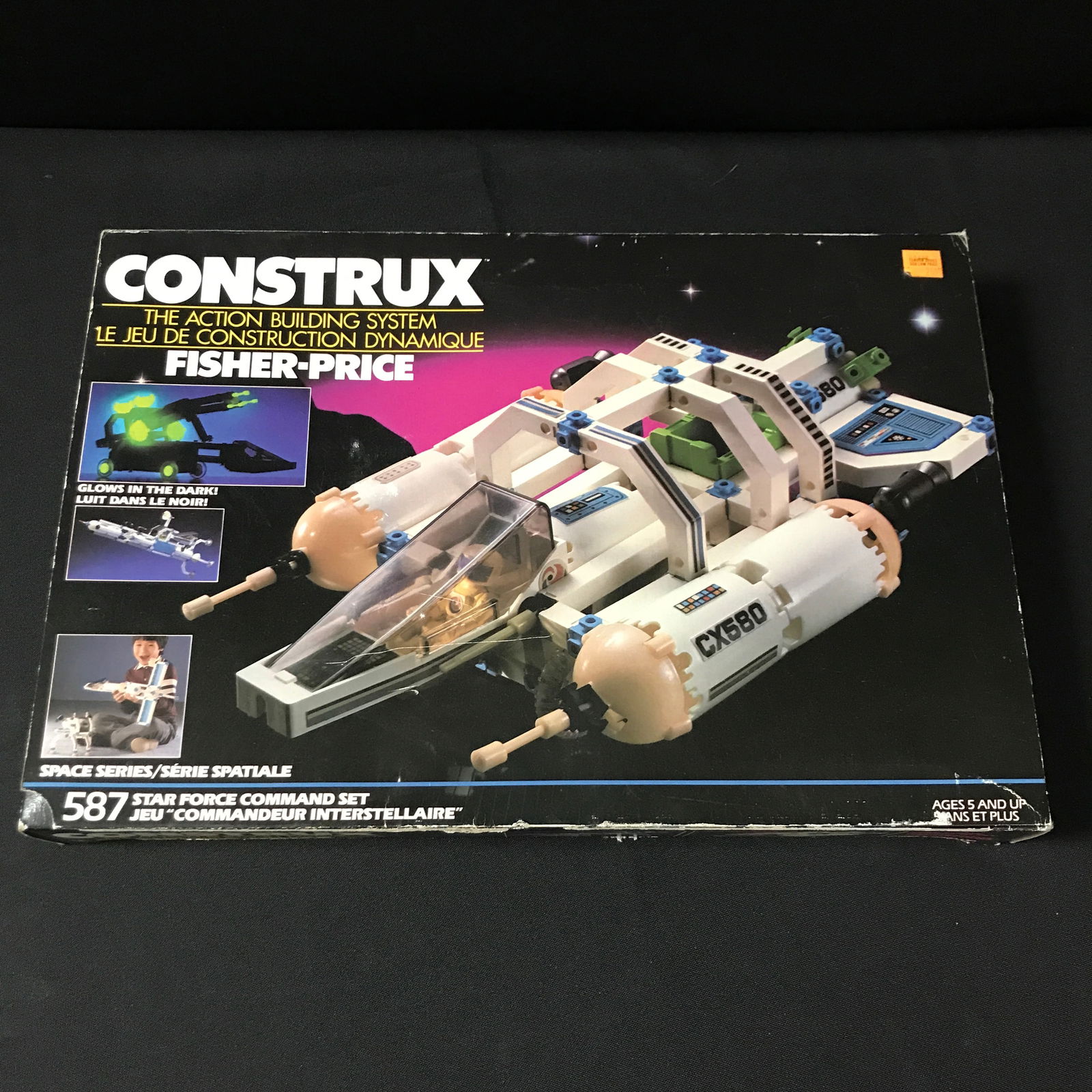 SEALED FISHER PRICE CONSTRUX 587 STAR FORCE COMMAND SET BUILDING TOY IN ORIGINAL BOX (1 of 2)