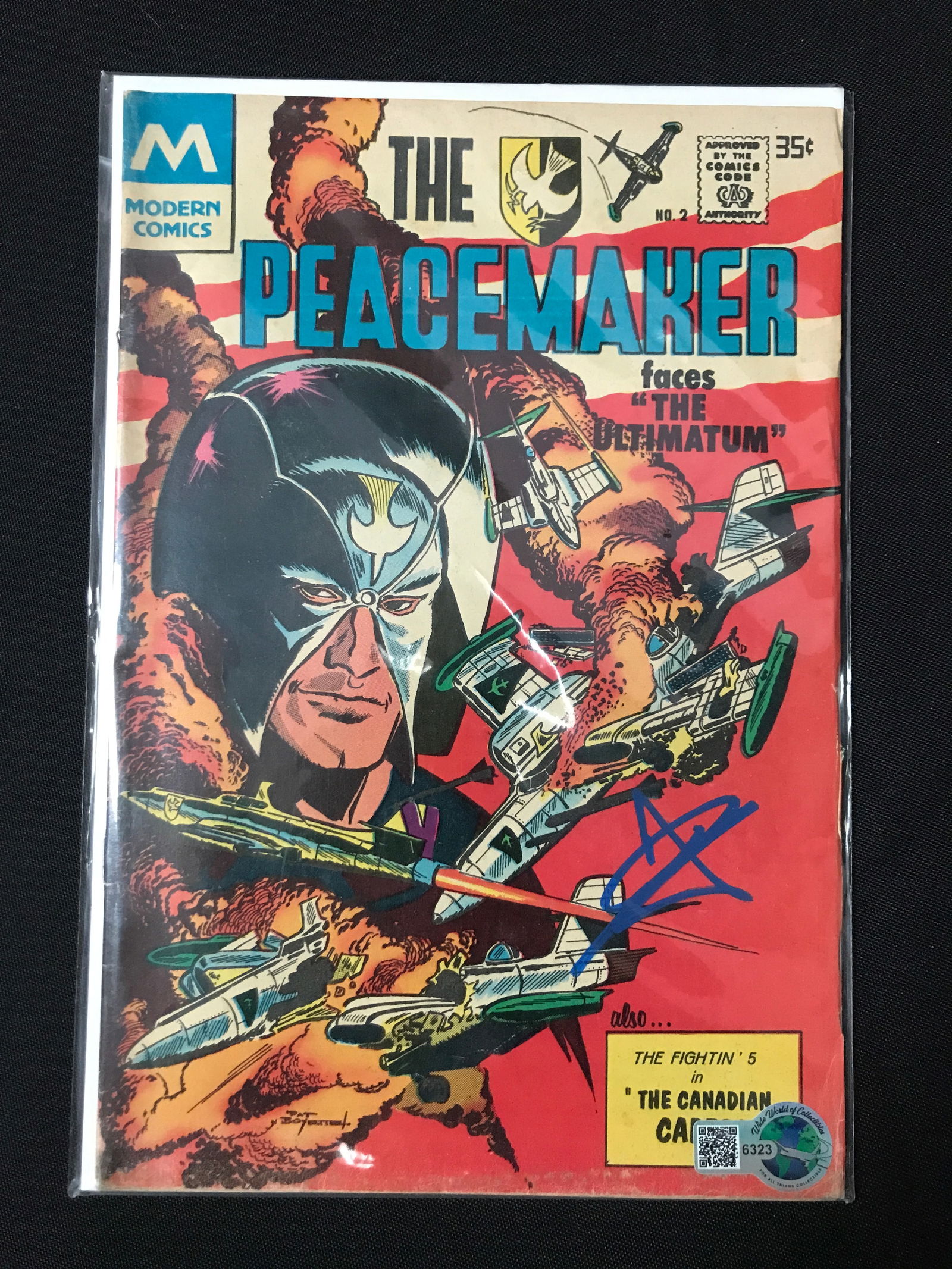 JOHN CENA SIGNED THE PEACEMAKER COMIC BOOK - WWOC COA (1 of 2)