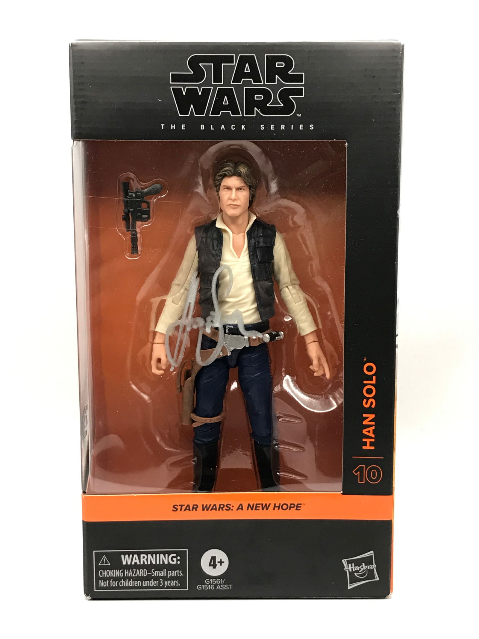 HARRISON FORD SIGNED Han Solo Star Wars ACTION FIGURE - KB COA (1 of 2)