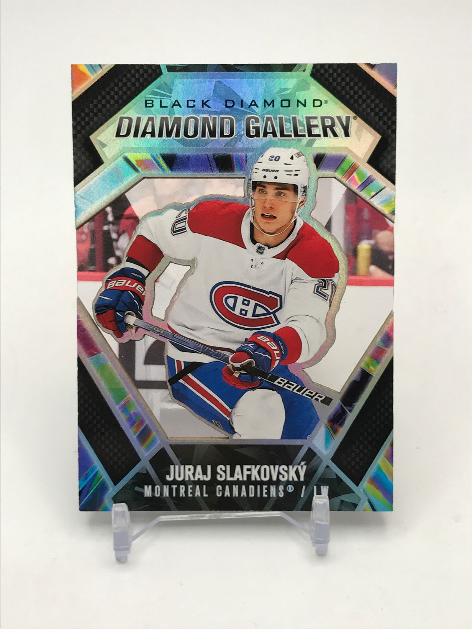 2022-23 UPPER DECK BLACK DIAMOND JURAJ SLAFKOVSKY DIAMOND GALLERY ROOKIE CARD (1 of 2)