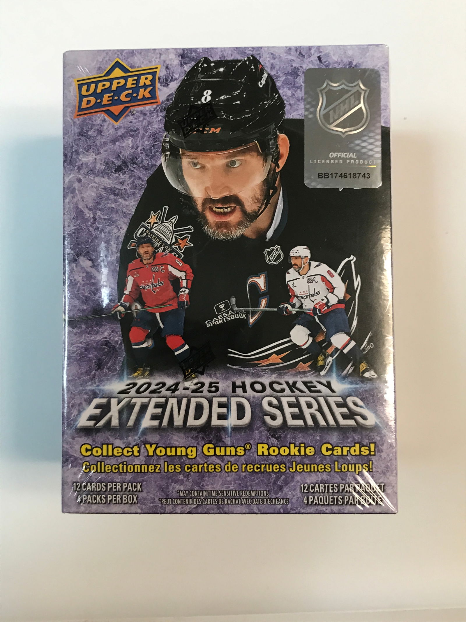 2024-25 UPPER DECK HOCKEY EXTENDED SERIES SEALED BOX (1 of 1)