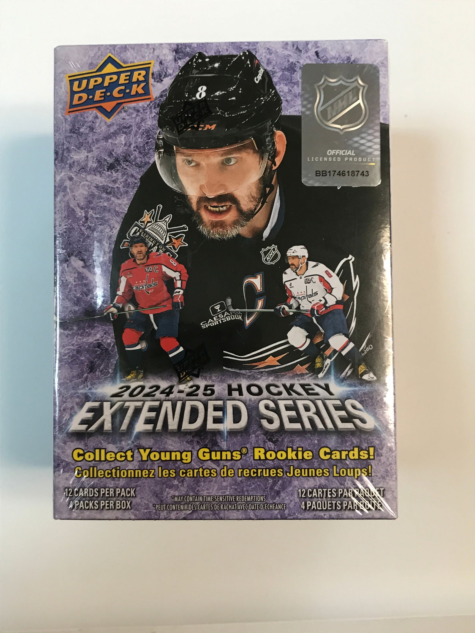 2024-25 UPPER DECK HOCKEY EXTENDED SERIES SEALED BOX (1 of 1)