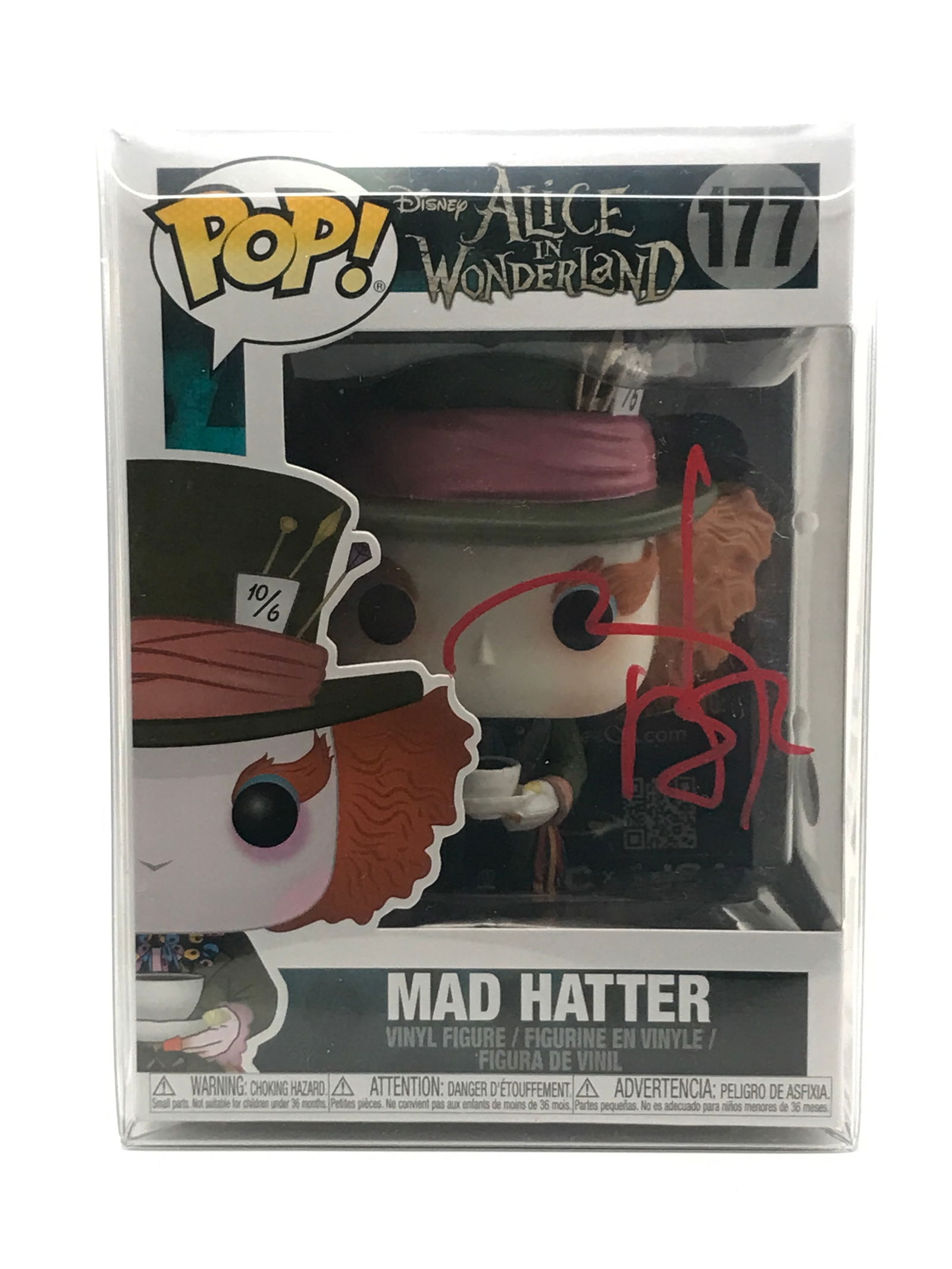 Johnny Depp SIGNED MAT HATTER FUNMKO POP - JSA COA (1 of 2)