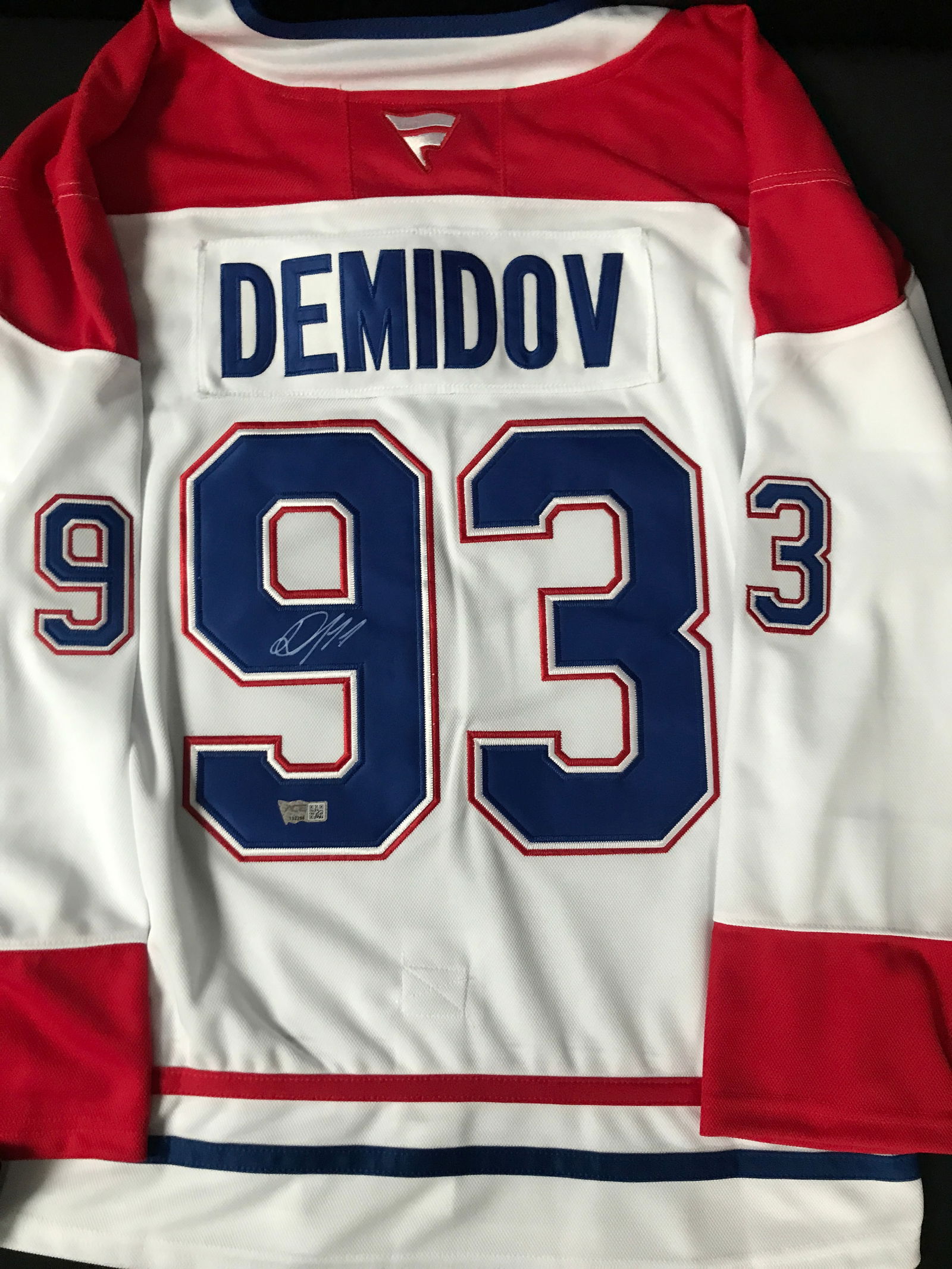 IVAN DEMIDOV SIGNED MONTREAL CANADIANS HOCKEY JERSEY - ACE COA (1 of 3)