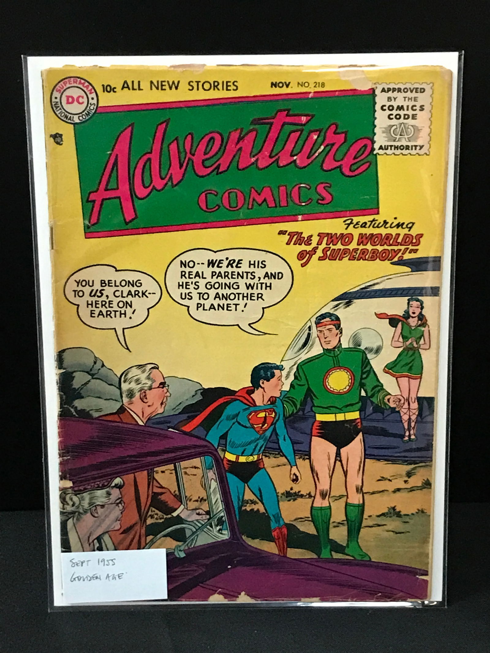 ADVENTURE COMICS #218 (1955) - DC COMICS (1 of 1)