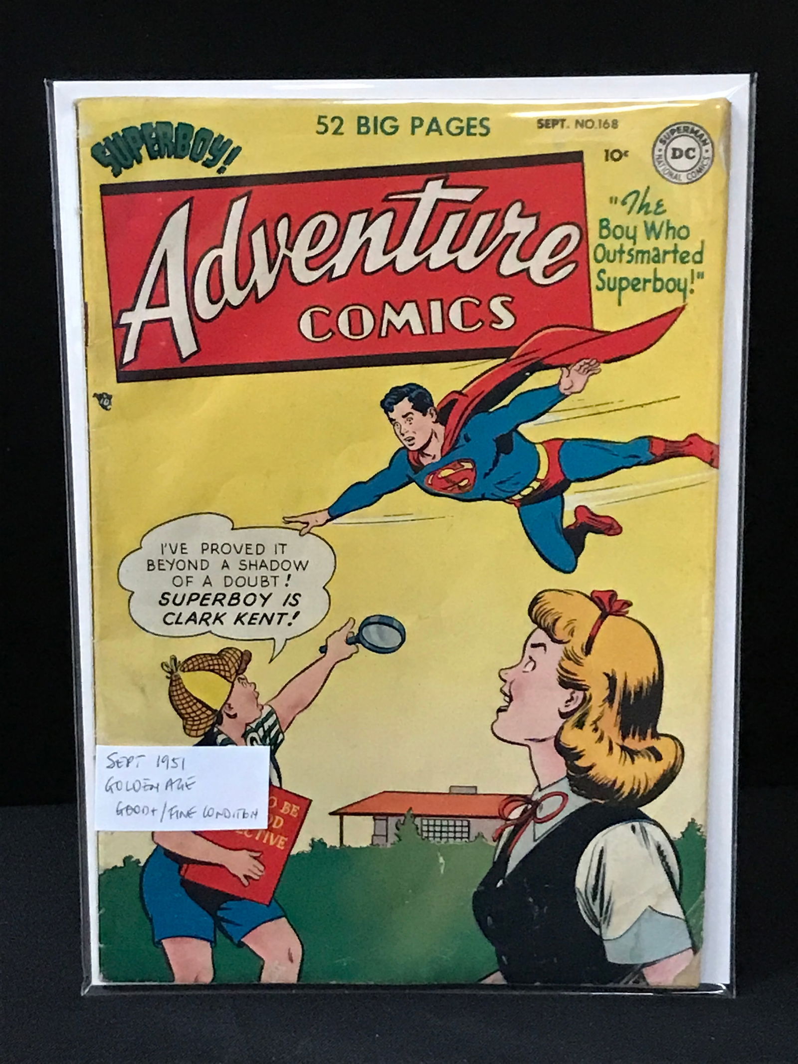 ADVENTURE COMICS #168 (1951) - DC COMICS (1 of 1)