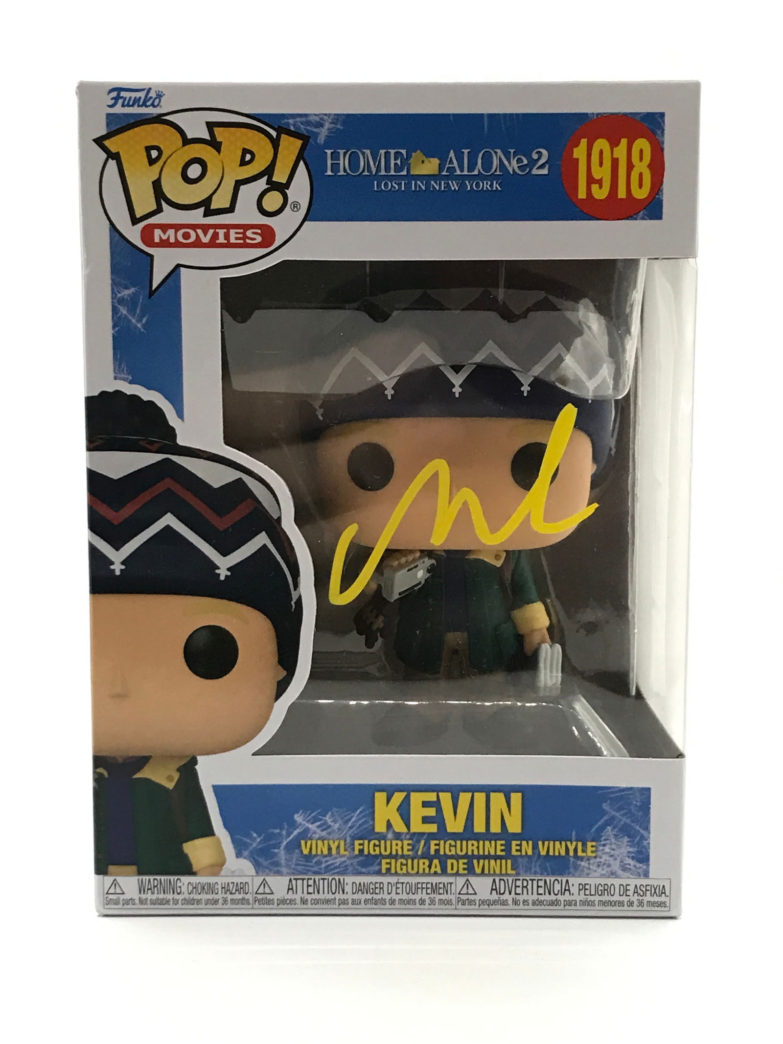 MACAULEY CULKIN SIGNED KEVIN HOME ALONE FUNKO POP - KB COA (1 of 2)