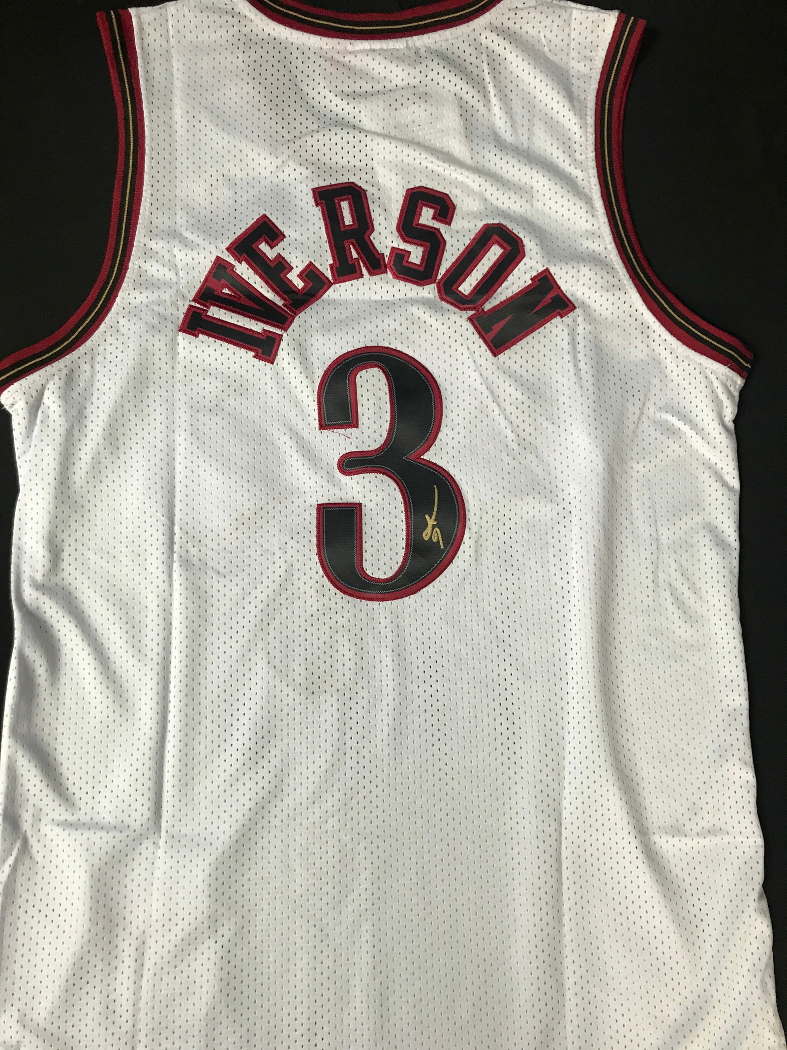 ALLEN IVERSON SIGNED PHILDELPHIA 76ERS BASKETBALL JERSEY - ACE COA (1 of 4)