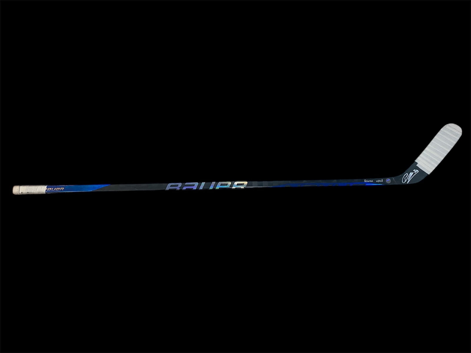 PUIS SUTER SIGNED GAME USED BAUER COMPOSITE STICK (PASTIME COA) (1 of 4)