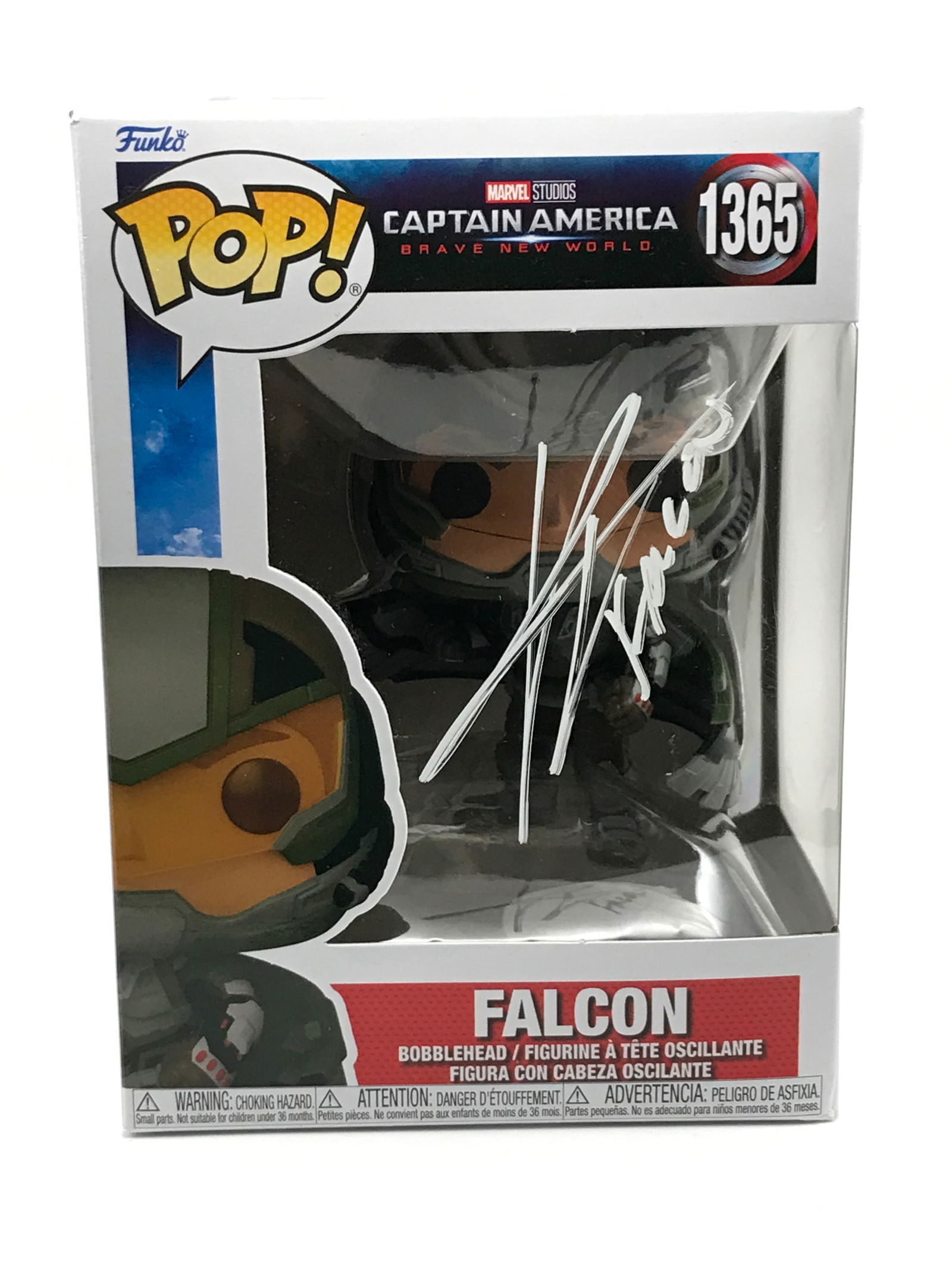ANTHONY MACKIE SIGNED FALCON FUNKO POP - KB COA (1 of 2)