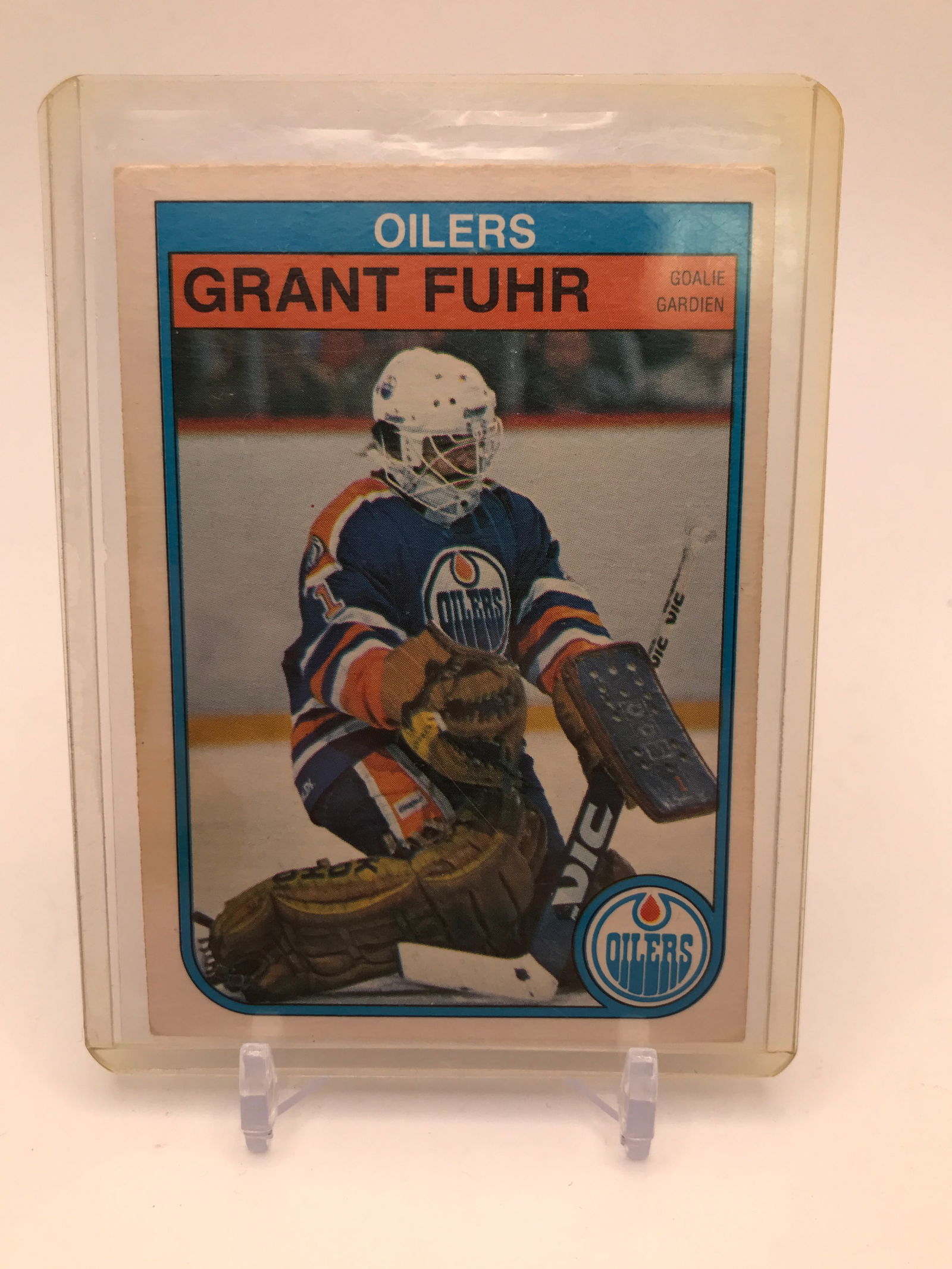 1982 OPC GRANT FUHR ROOKIE TRADING CARD (1 of 2)