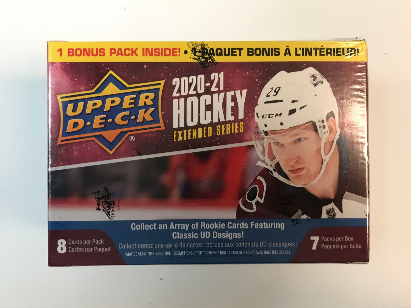 2020-21 UPPER DECK HOCKEY EXTENDED SERIES SEALED TRADING CARSD BOX (1 of 1)