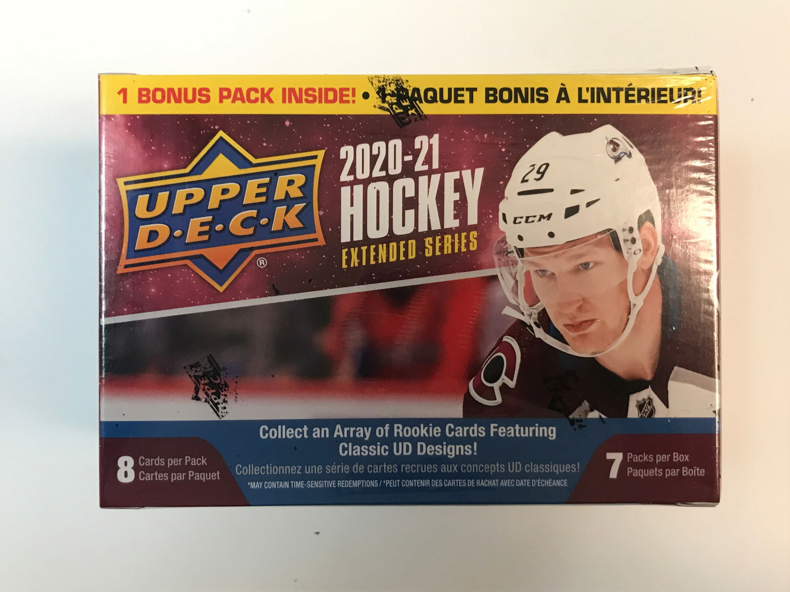 2020-21 UPPER DECK HOCKEY EXTENDED SERIES SEALED TRADING CARSD BOX (1 of 1)
