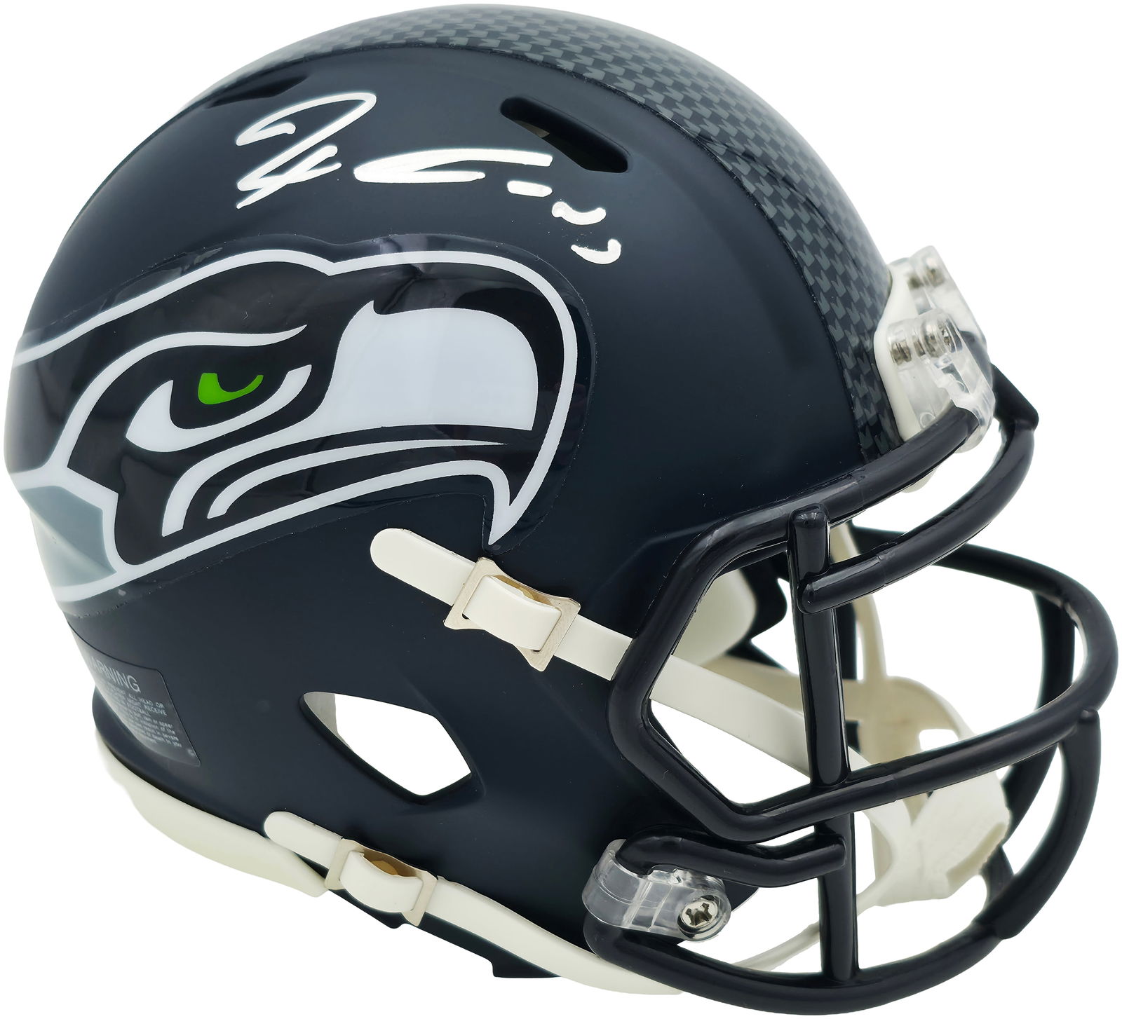 KAXSON SMITH NJIGBA SIGNED SEATTLE SEAHAKS MINI HELMET (BECKETT COA) (1 of 4)