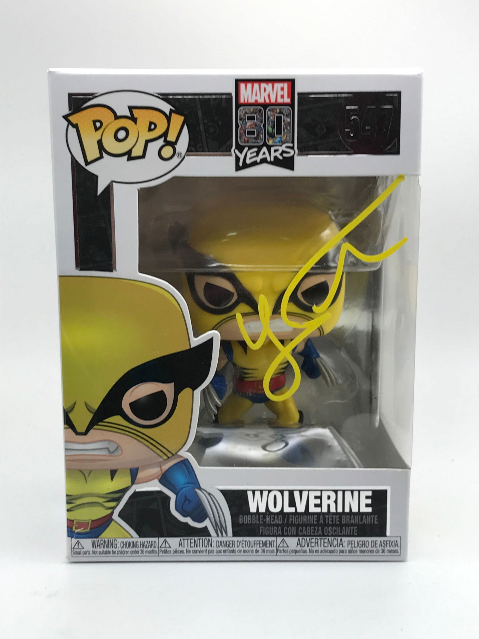 HUGH JACKMAN SIGNED WOLVERINE FUNKO POP - KB COA (1 of 2)