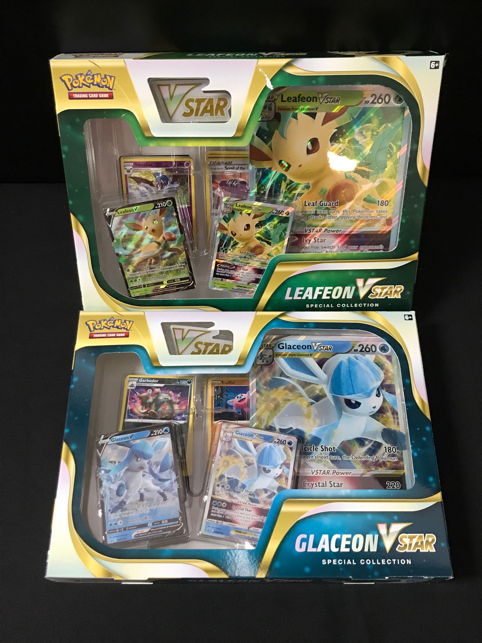 2 BOXES OF POKEMON TCG VSTAR 1 X GLACEON AND 1 X LEAFEON: Prices are in Canadian dollars