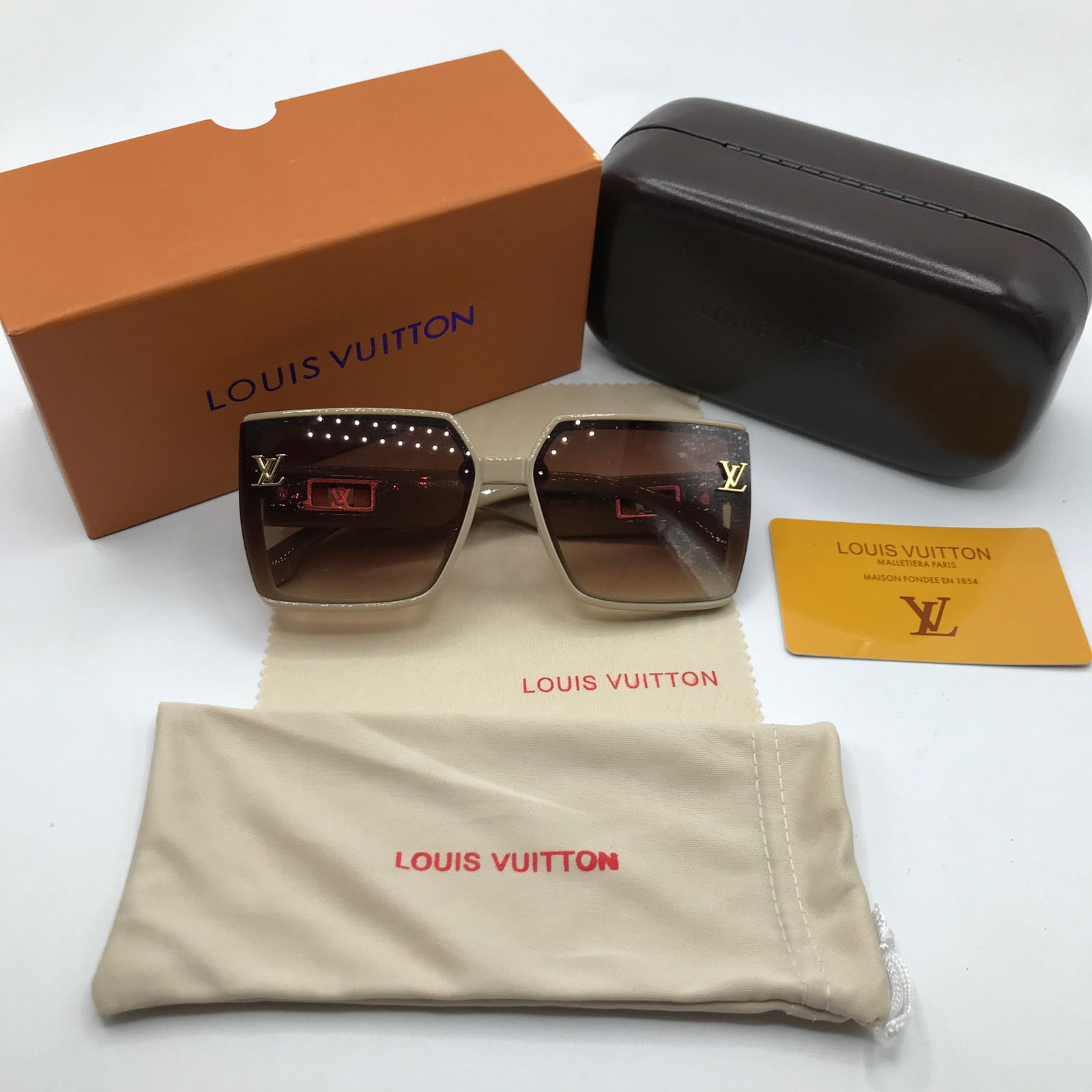 BNIB SUNGLASSES WITH ACCESSORIES: Prices are in Canadian dollars