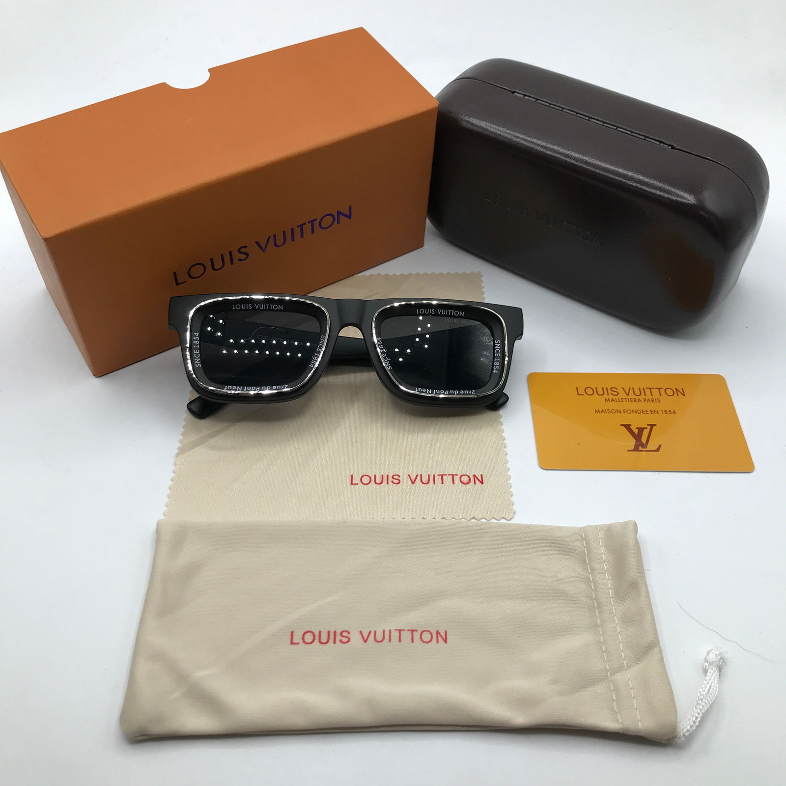 BNIB SUNGLASSES WITH ACCESSORIES: Prices are in Canadian dollars